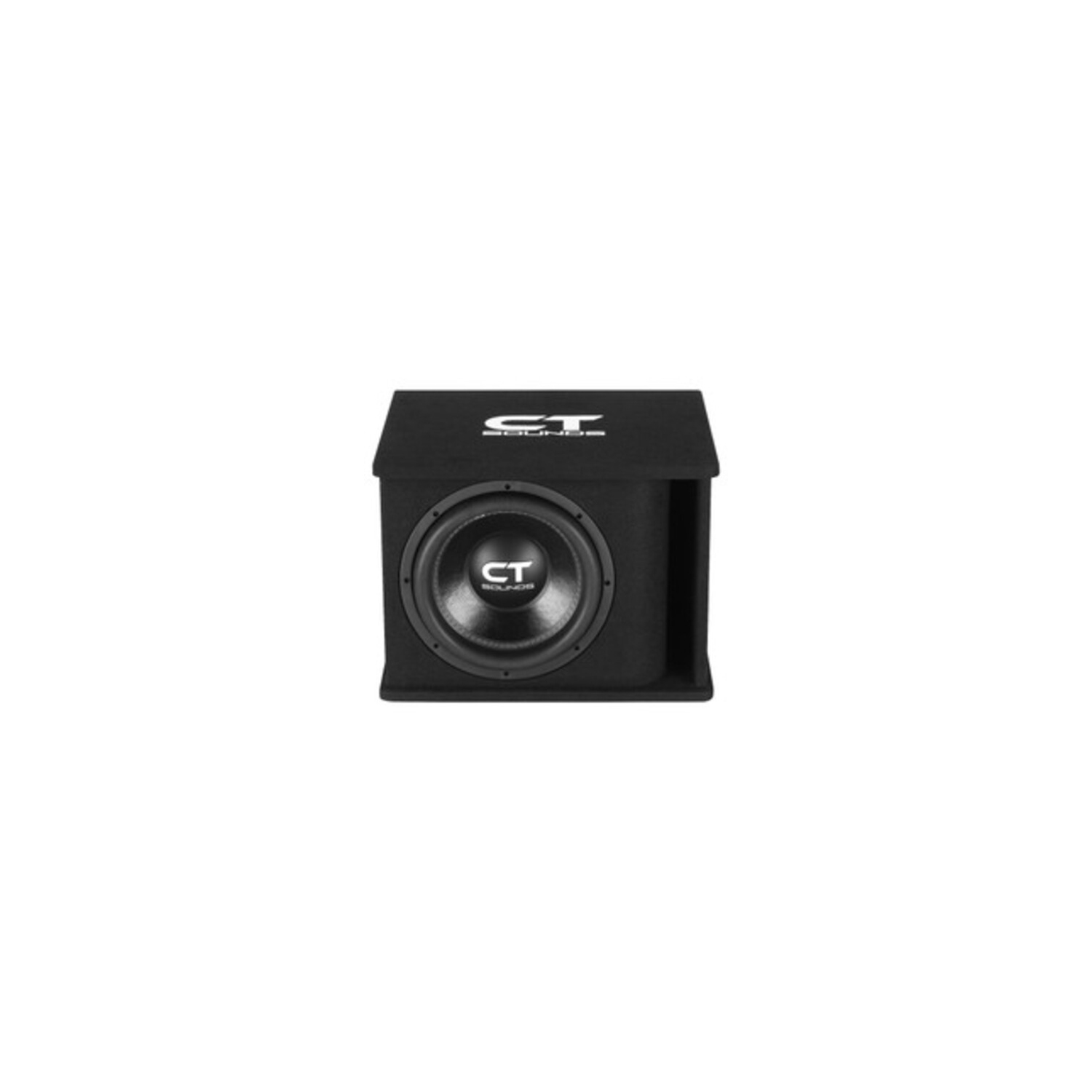 CT Sounds TROPO-1X12D2 Single 12” 650W RMS Loaded Tropo Series Ported Car Subwoofer Box