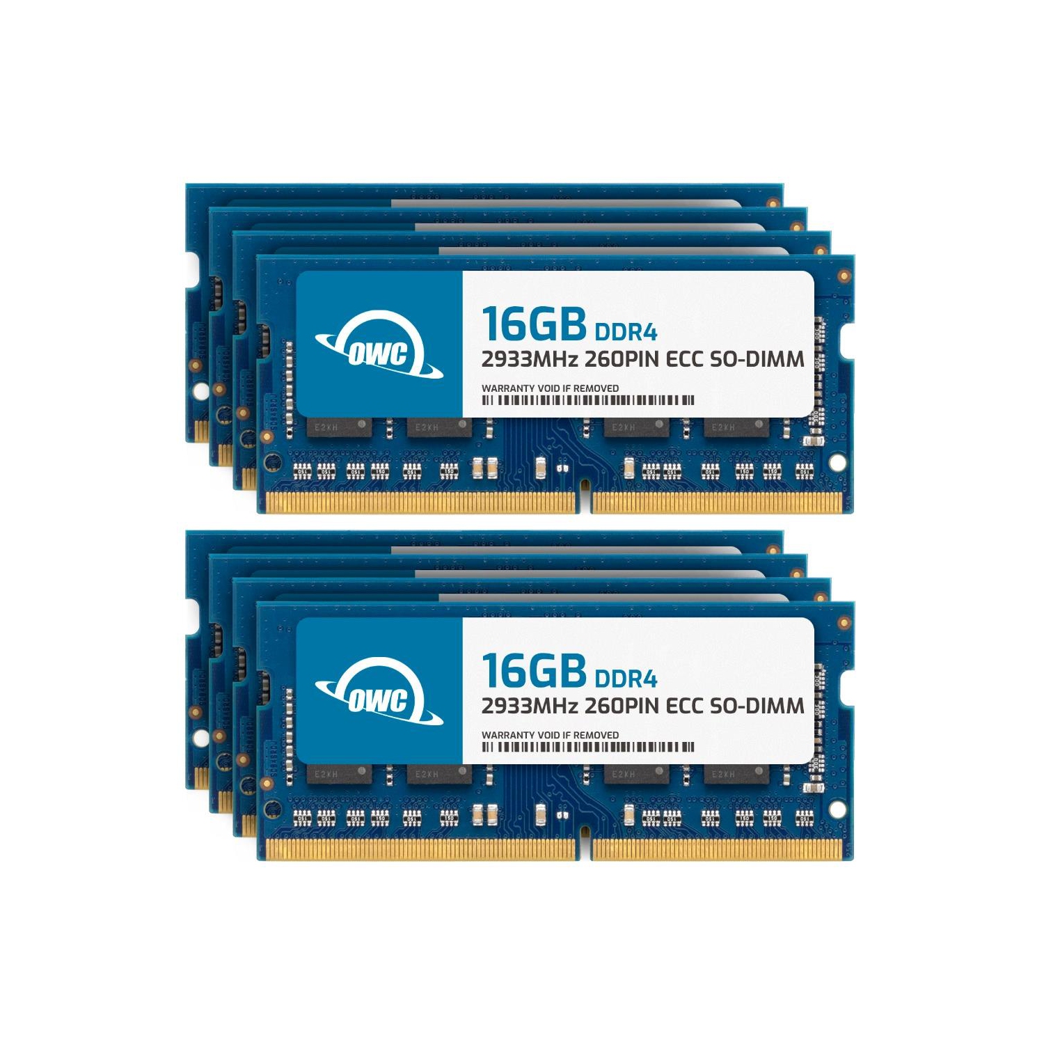OWC 128GB DDR4 2933MHz PC4-23400 CL21 1RX8 ECC Unbuffered SODIMM 1.2V 260-pin Memory RAM