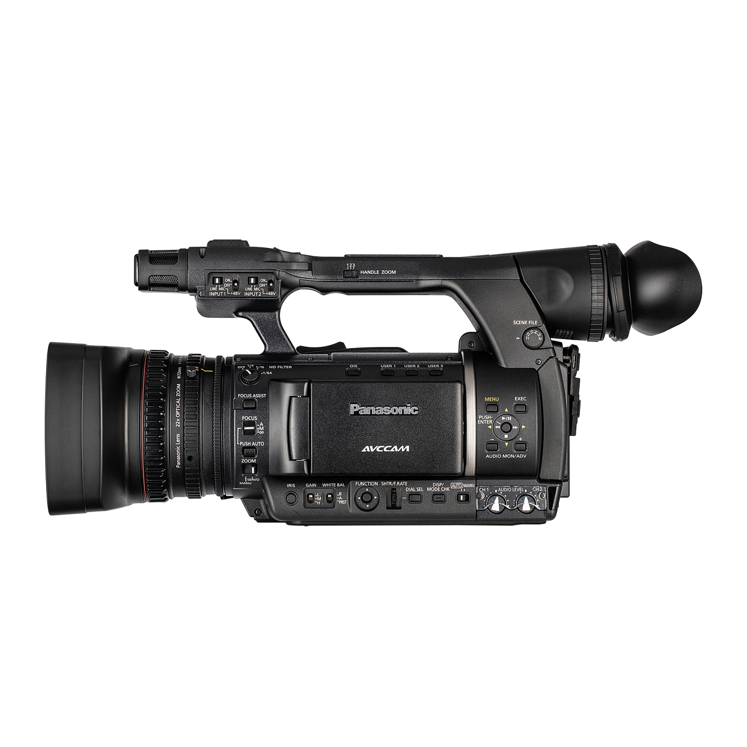 Panasonic AG-AC160 AVCCAM HD Camcorder– Dual SD Card Slots, 1080p