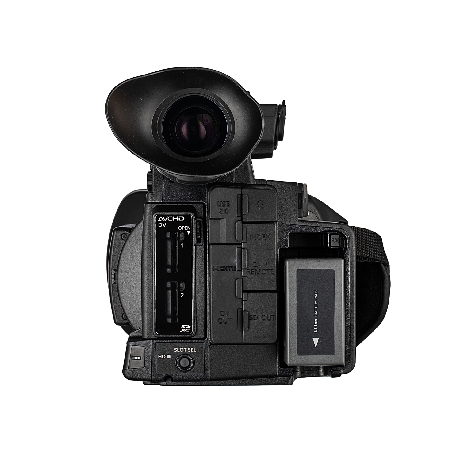 Caméscope HD AVCCAM AG-AC160 de Panasonic – Deux fentes pour carte SD, enregistrement 1080p/60p et plus encore