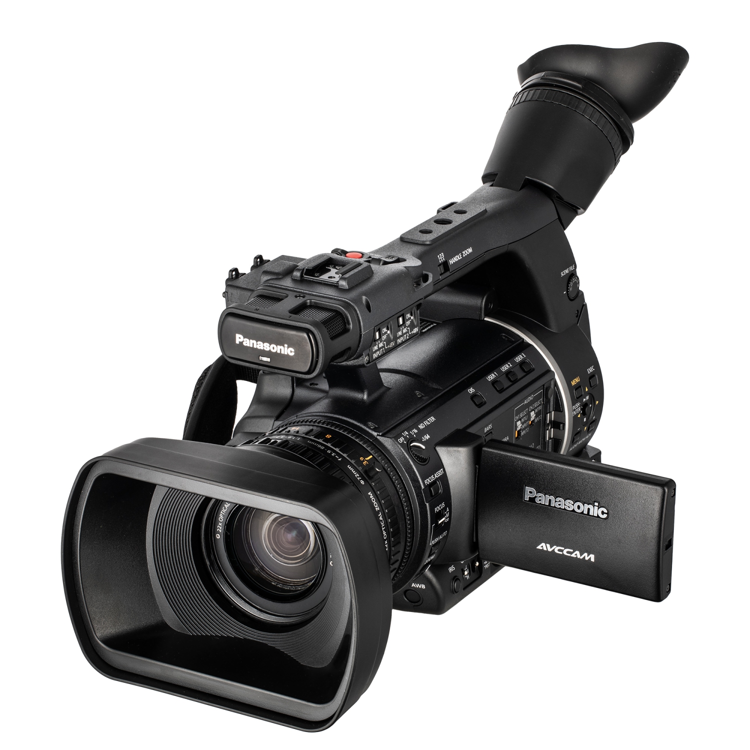 Panasonic AG-AC160 AVCCAM HD Camcorder– Dual SD Card Slots, 1080p