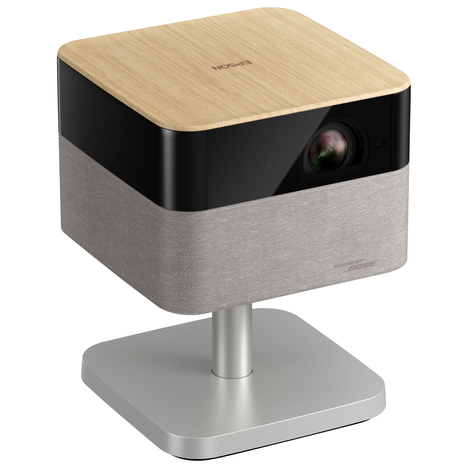 Projecteur de cinéma maison DEL UHD 4K Lifestudio Flex Plus d'Epson - Chêne