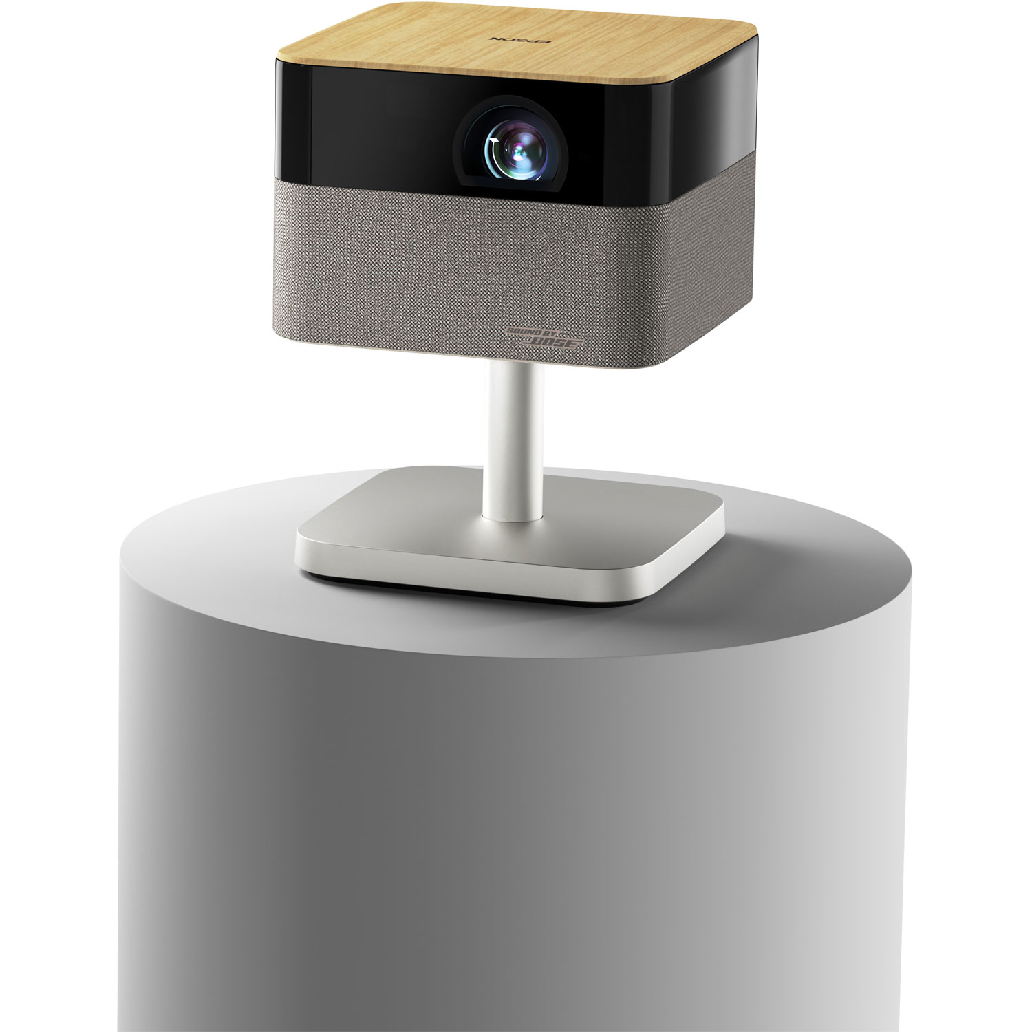 Projecteur de cinéma maison DEL UHD 4K Lifestudio Flex Plus d'Epson - Chêne