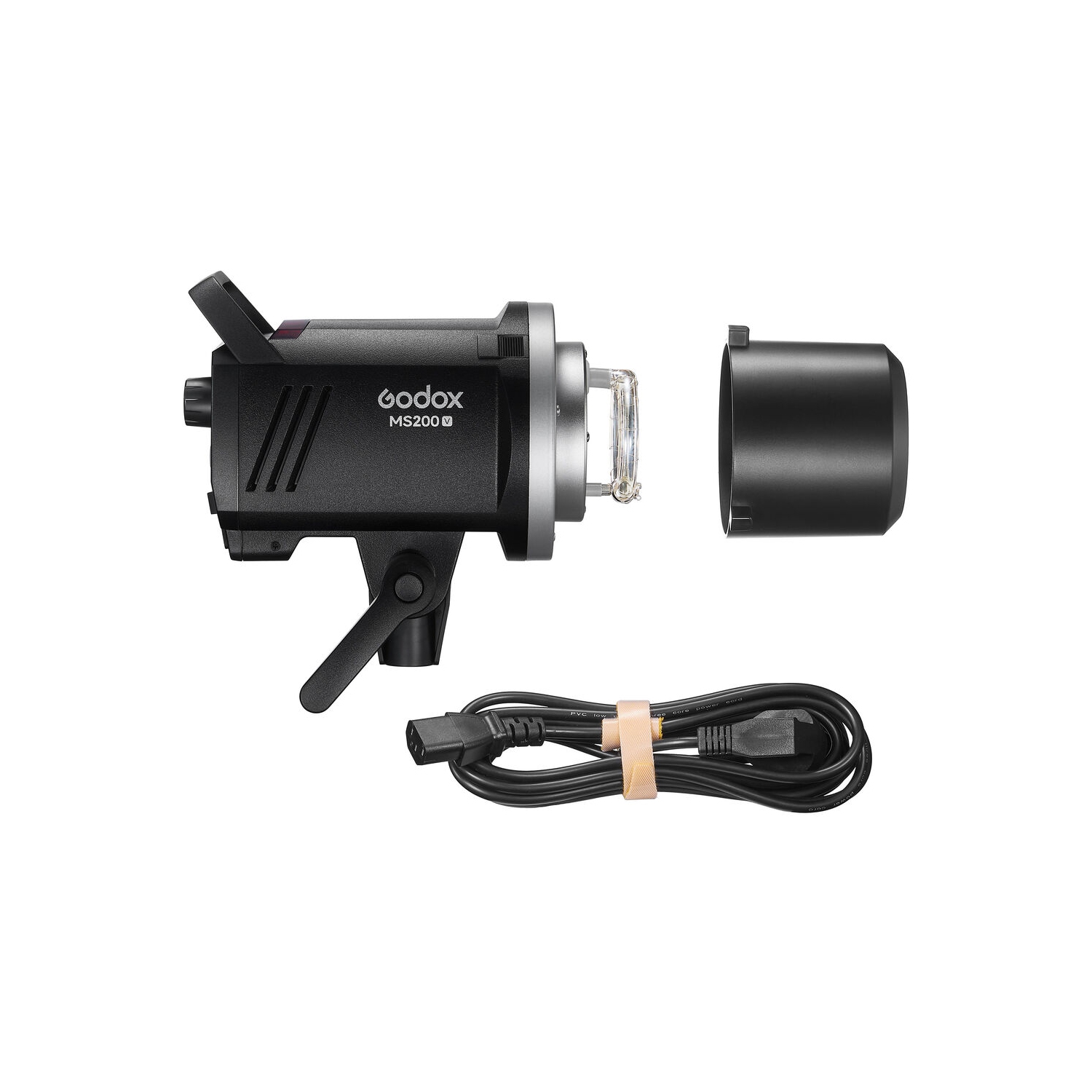 Remis à neuf - 200&nbsp;V Flash stroboscopique 200&nbsp;W GN53 5600K 0,1-1,8S de Godox - Temps de recyclage 2,4G avec lampe à modélisation LED