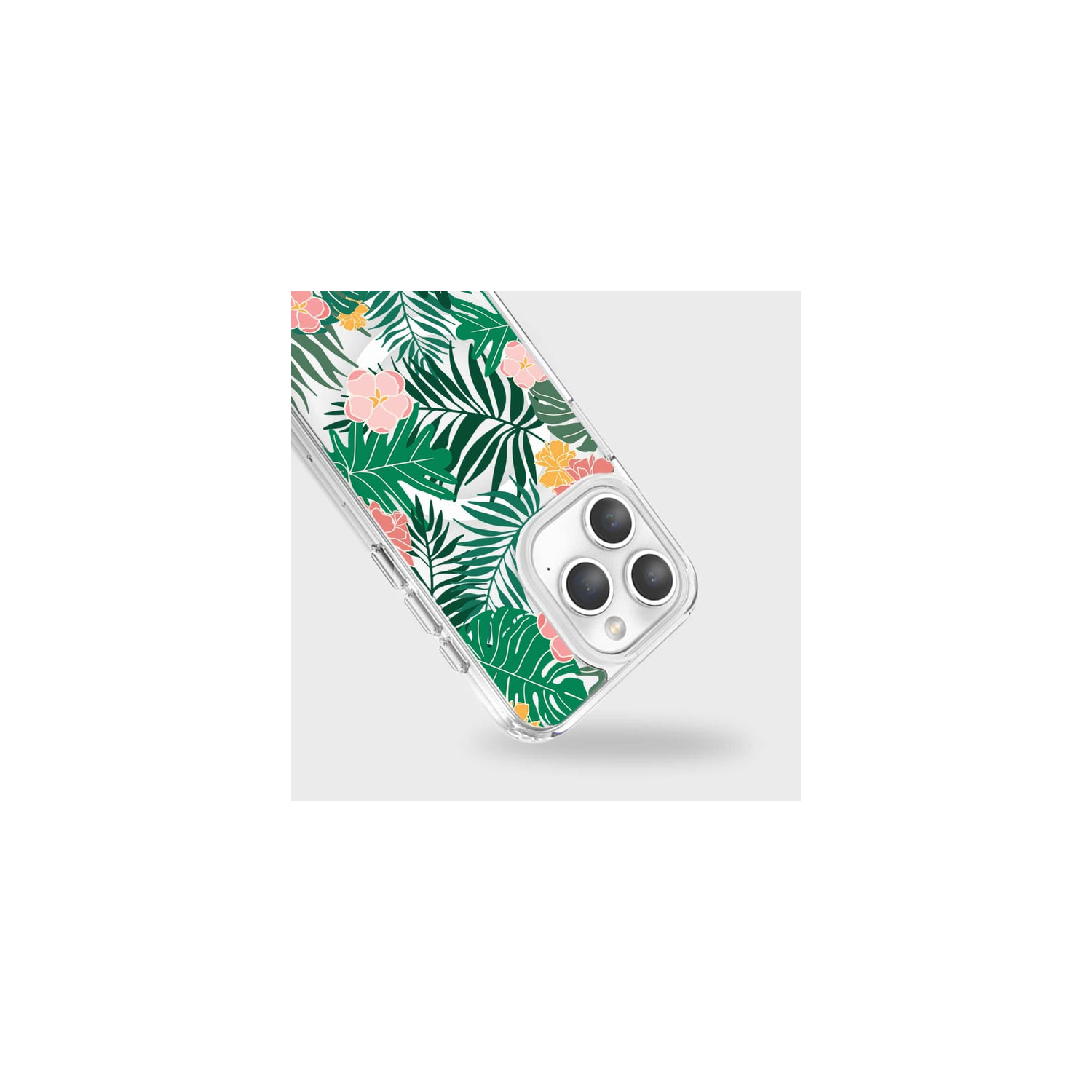 Étui avec MagSafe pour iPhone 15 Pro - Fleur sauvage