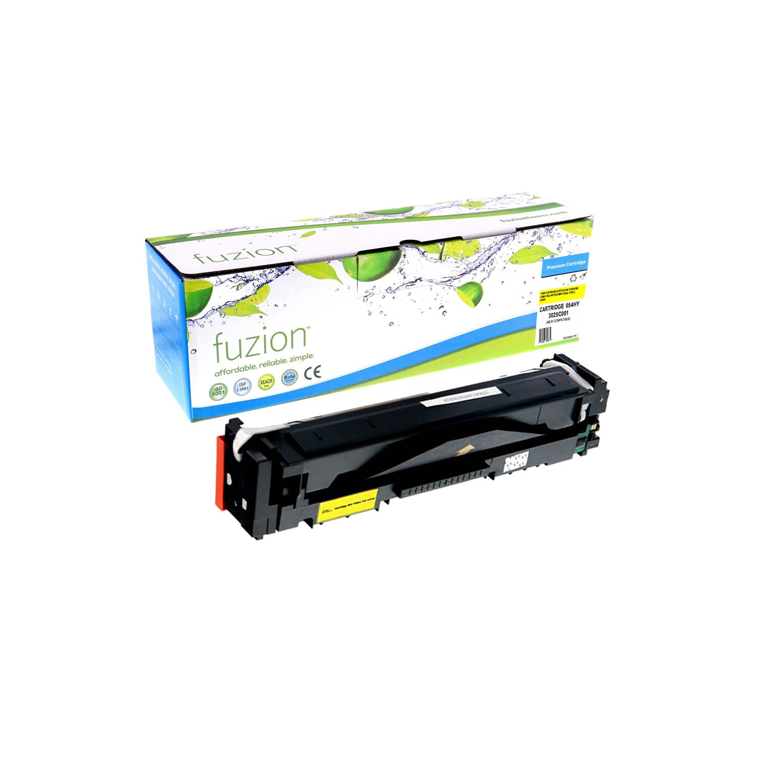 FUZION Canon 3025C001 Compatible Toner High Yield - Yellow- FREE SHIPPING
