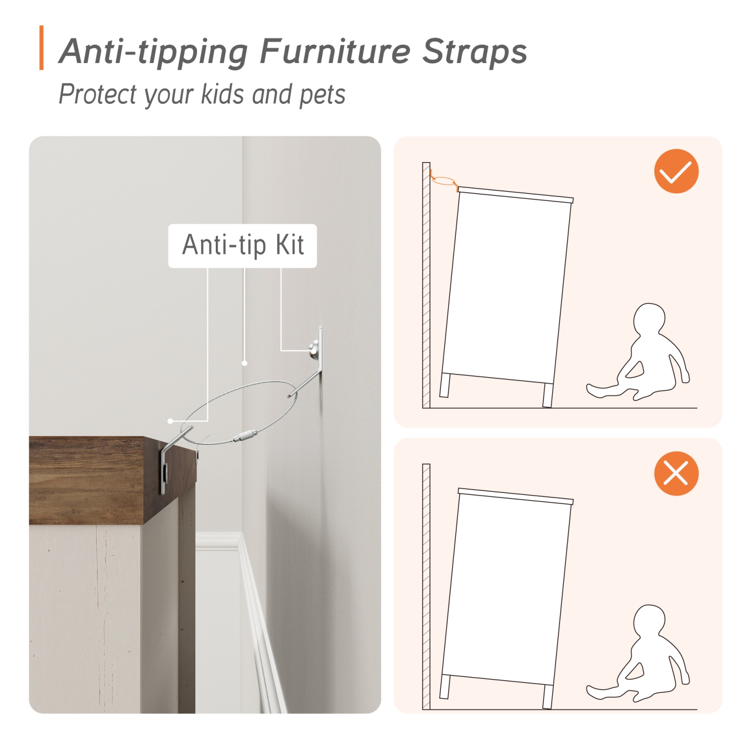 WAMPAT – Commode 2-en-1 pour chambre à coucher avec 12 tiroirs, commode de rangement de 94&nbsp;po de large, range-tout pour vêtements en bois, salle