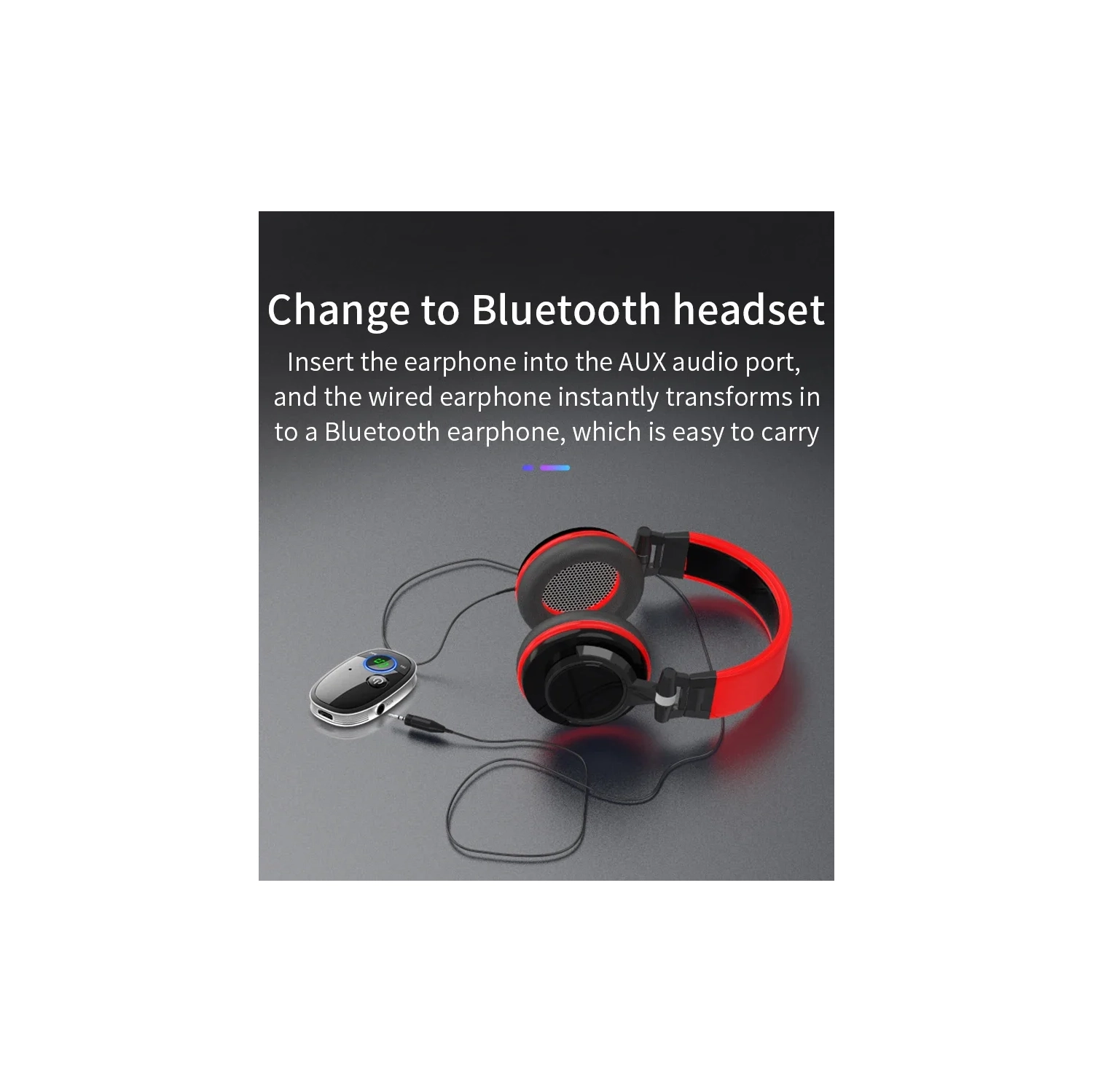 Bluetooth receiver car mobile phone Bluetooth audio adapter car audio Bluetooth converter music receiver stereo hands-free