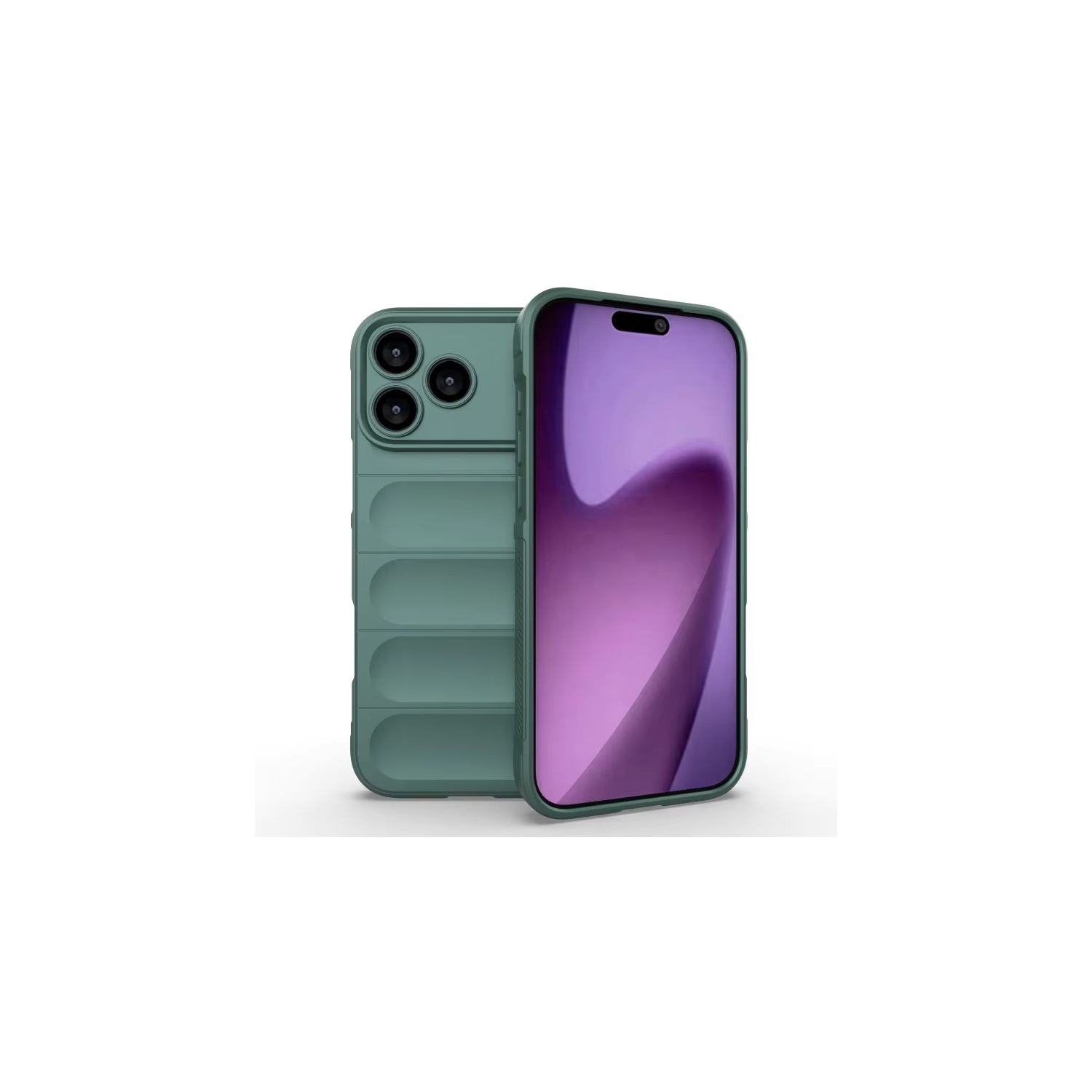 Tasnim Silicon Case for iPhone 17 Pro Cover Shockproof Military Grade Drop Protection, Frosted Translucent Back Minimalist Phone Cover,