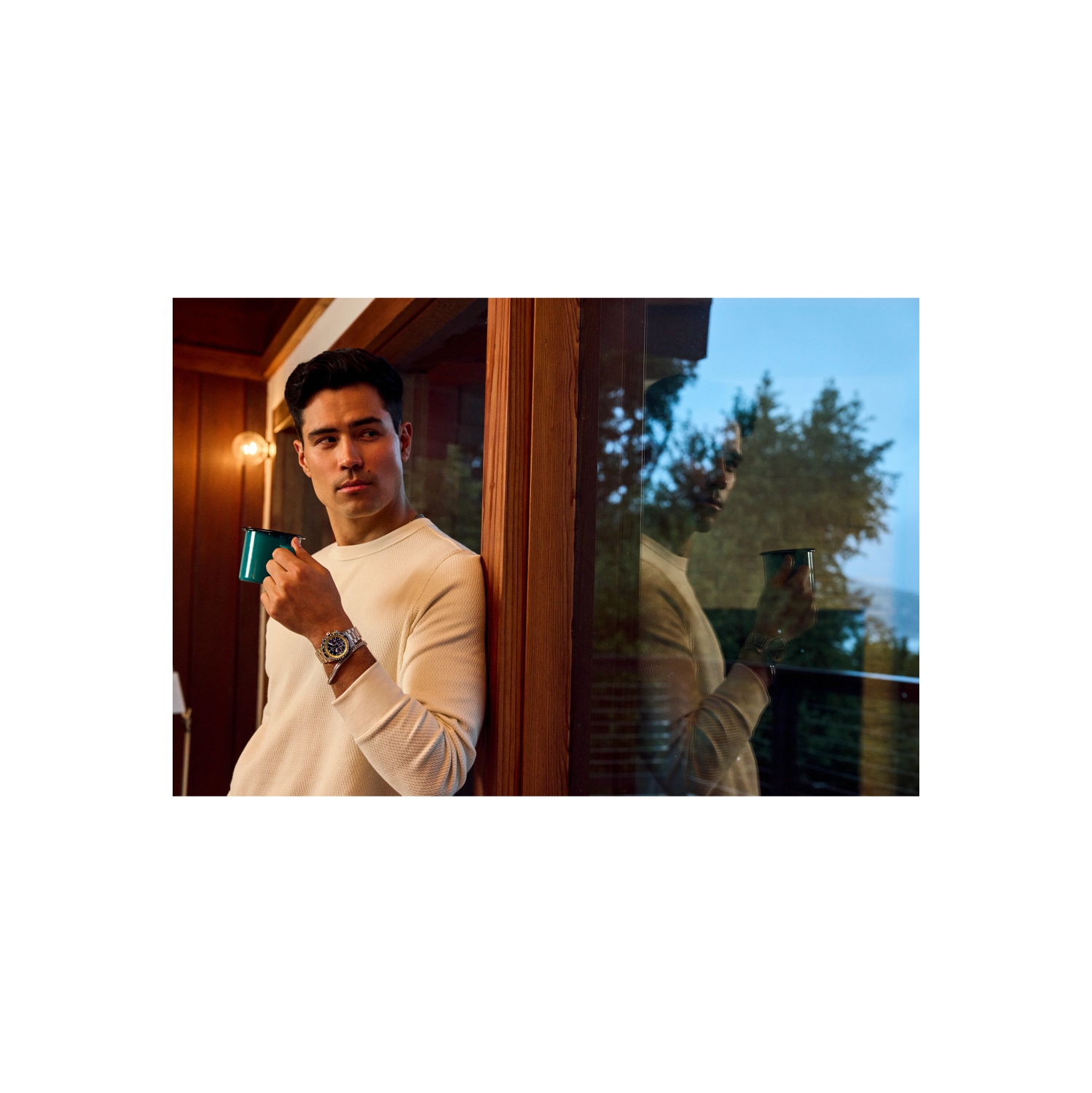 Montre homme à éco-entraînement Promaster Navihawk 40&nbsp;mm en inox argenté avec cadran bleu Citizen