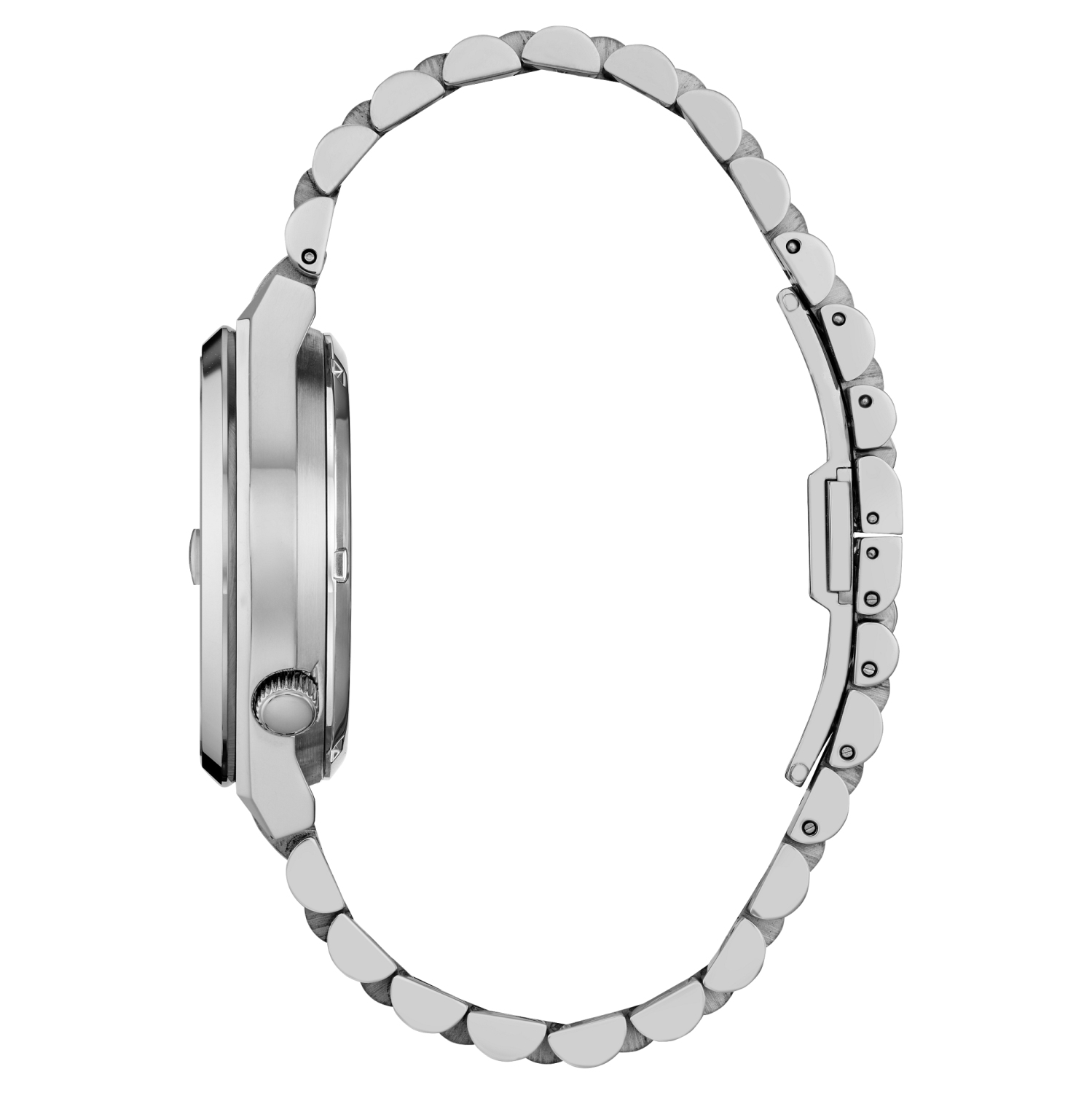 Citizen Mens Tsuyosa "60" Automatic Watch 40mm Silver-Tone Stainless Steel Case and Bracelet with Black Dial