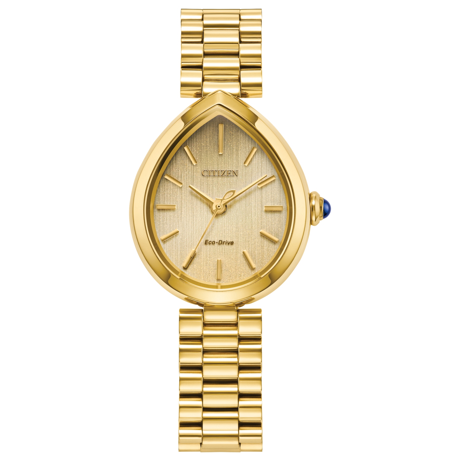 Montre pour femmes L Rainell Eco-Drive 26&nbsp;mm de Citizen avec boîtier et bracelet en acier inoxydable doré et cadran doré