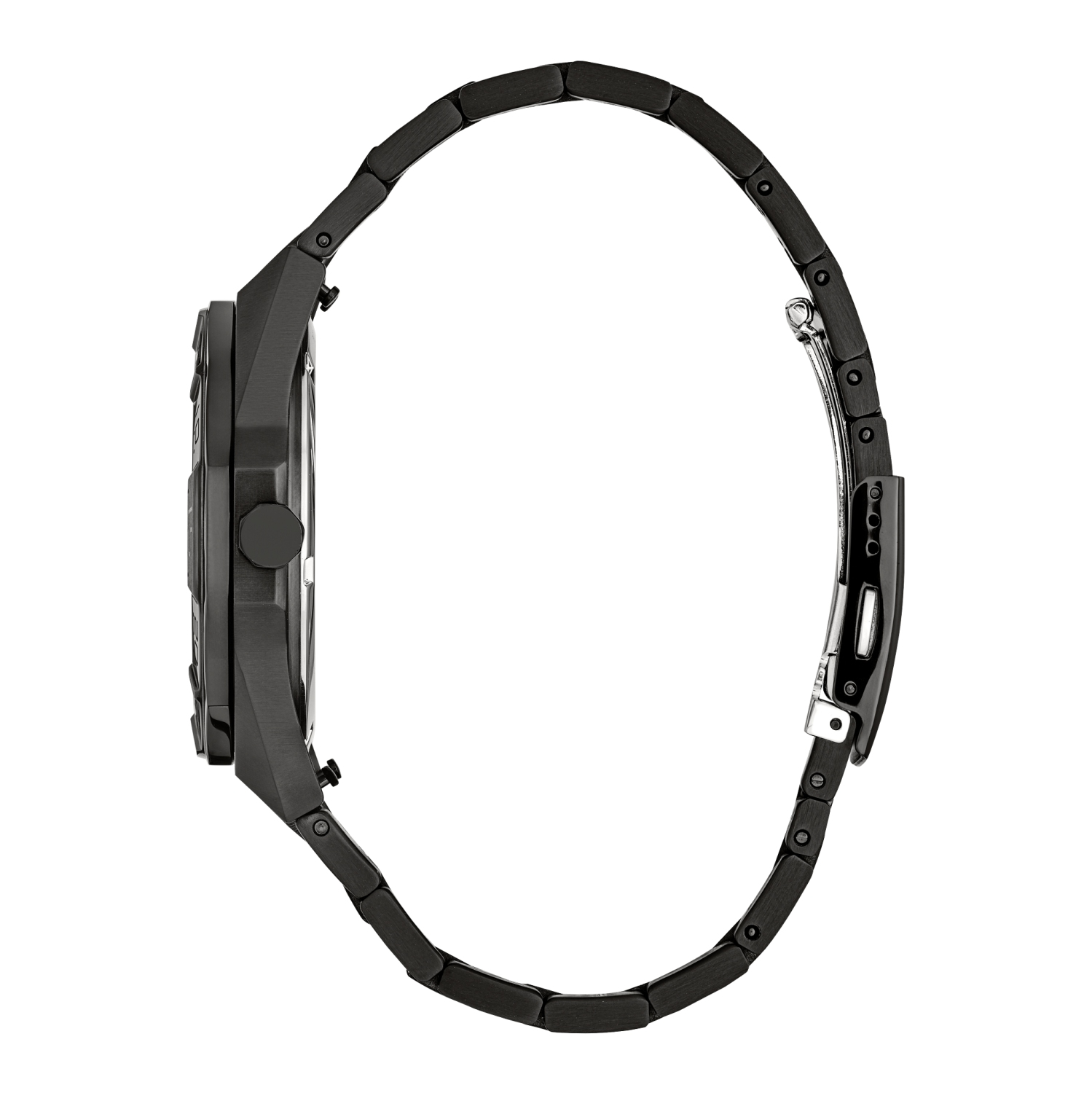 Montre pour hommes Brycen Eco-Drive de Citizen 42 mm avec boîtier et bracelet en acier inoxydable noir et cadran noir