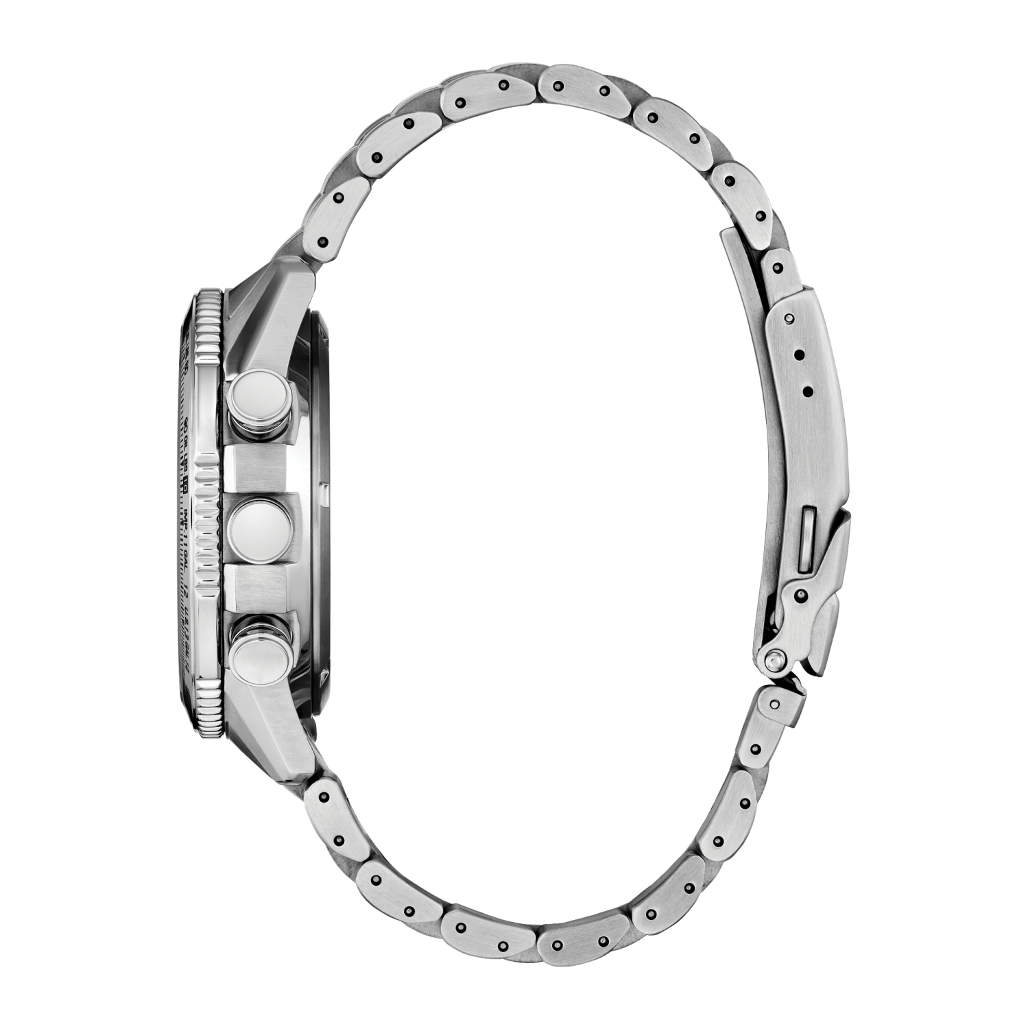 Montre homme Eco-Drive Promaster Skyhawk U830 Citizen boîtier inox argenté et bracelet 43&nbsp;mm cadran bleu