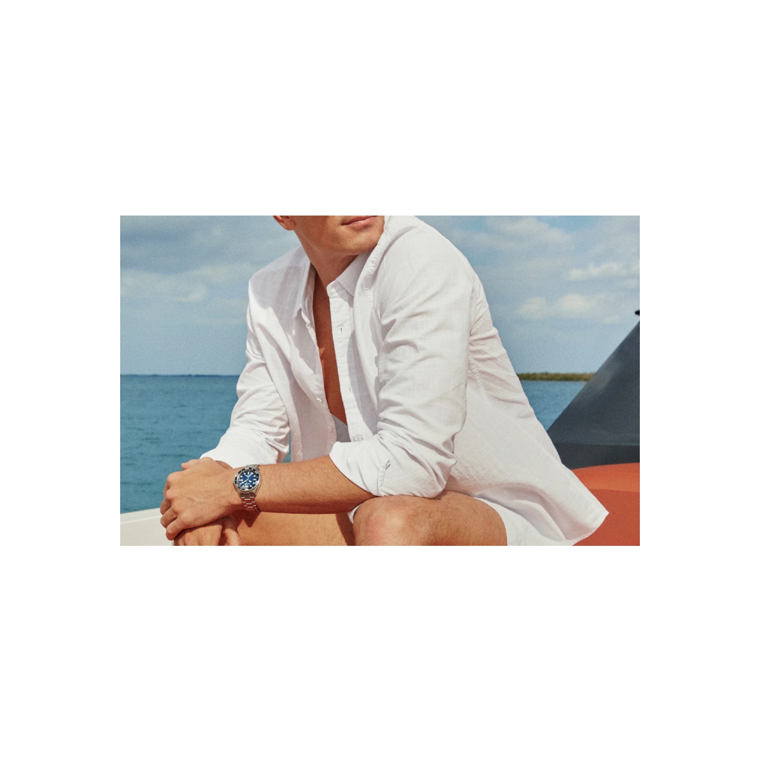 Montre homme à Eco-Drive Promaster Dive de Citizen, 41&nbsp;mm boîtier et bracelet en inox argenté et cadran bleu