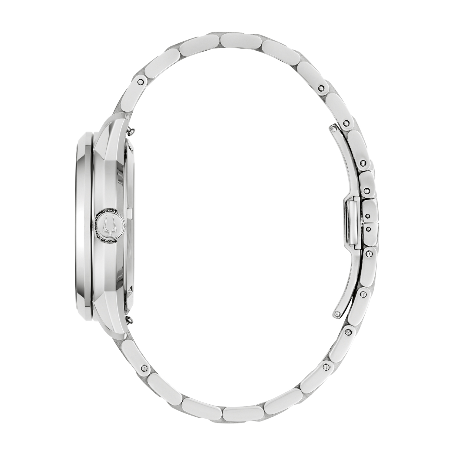 Bulova Mens Sutton Automatic Watch 40mm Silver-Tone Stainless Steel Case and Bracelet with Green Dial