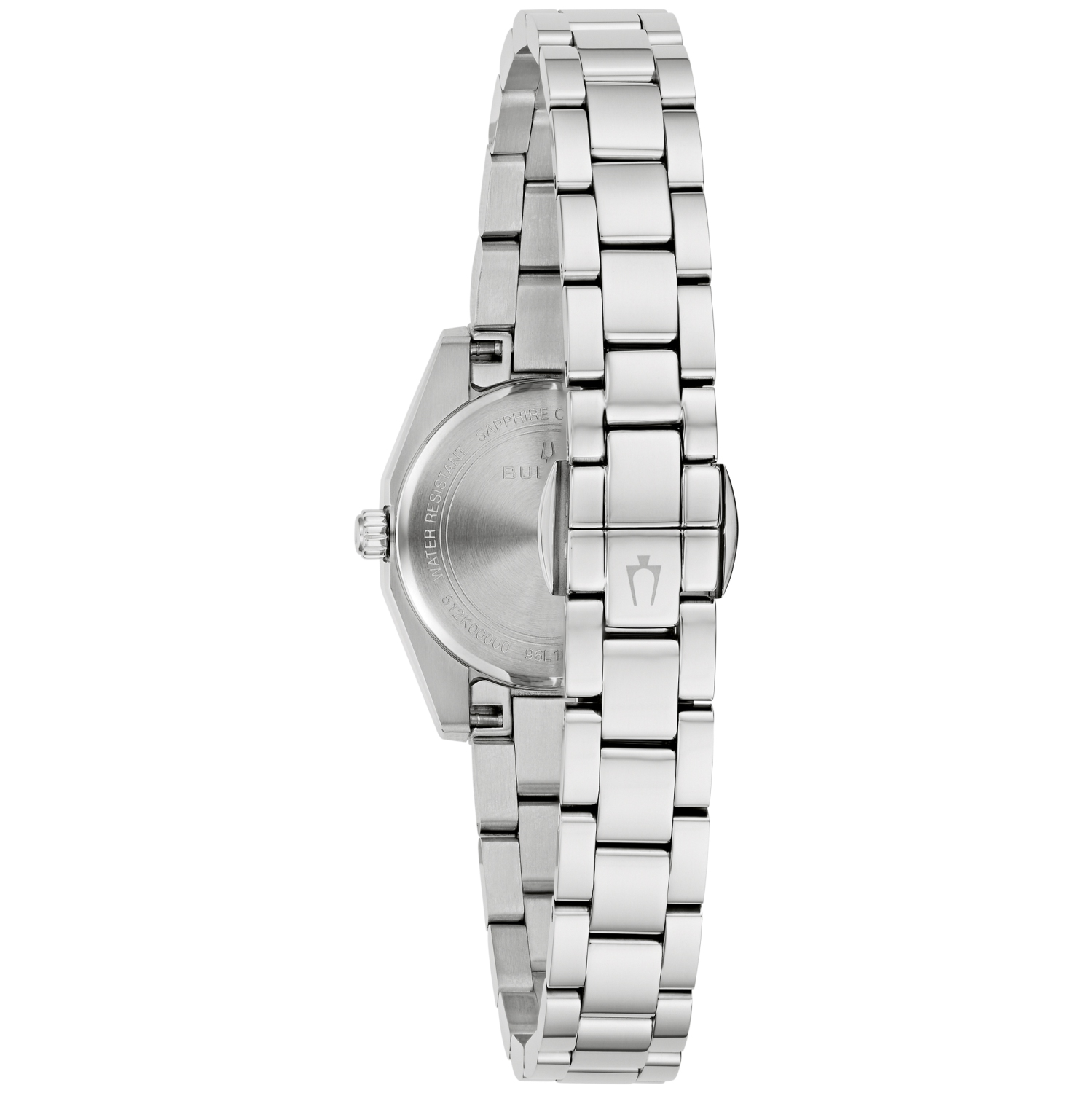 Montre à quartz pour femmes Surveyor 22,7 mm de Bulova avec boîtier et bracelet en acier inoxydable argenté et cadran bleu clair