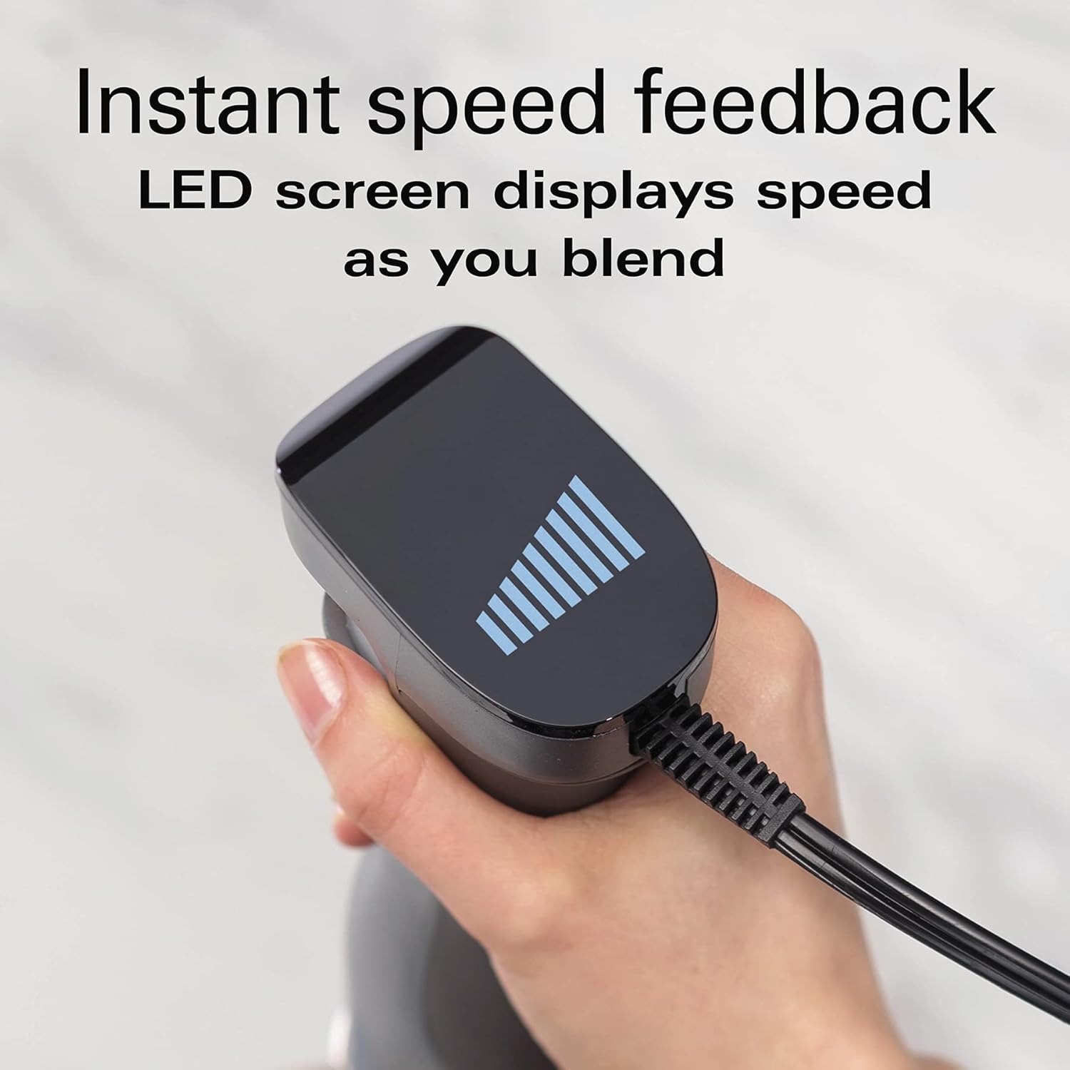 Boîte ouverte - Mélangeur à main à vitesse variable Professional de Hamilton Beach MD, argenté, 59750