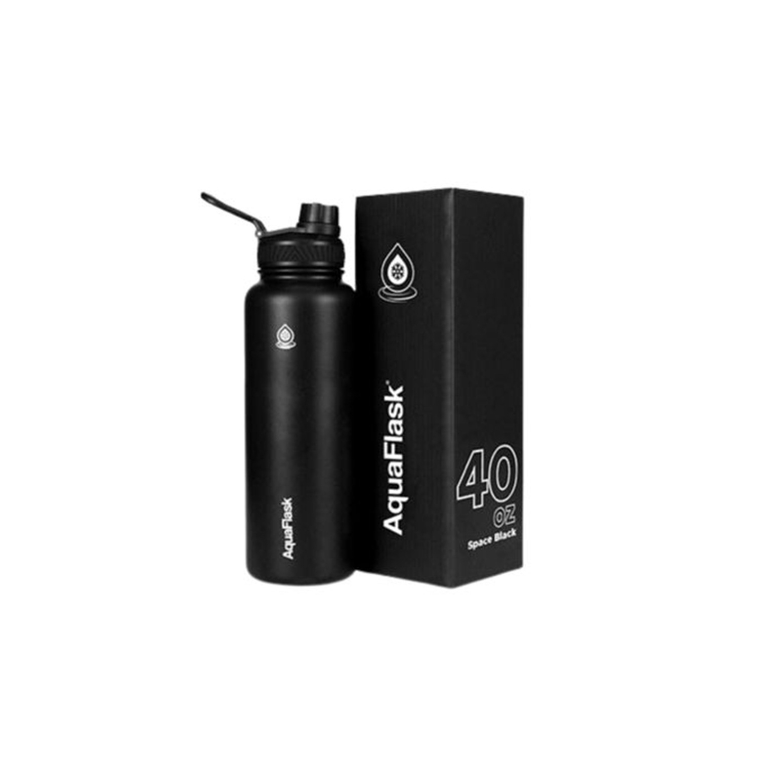 AquaFlask Original Vacuum Insulated Water Bottles 1080ml - Black