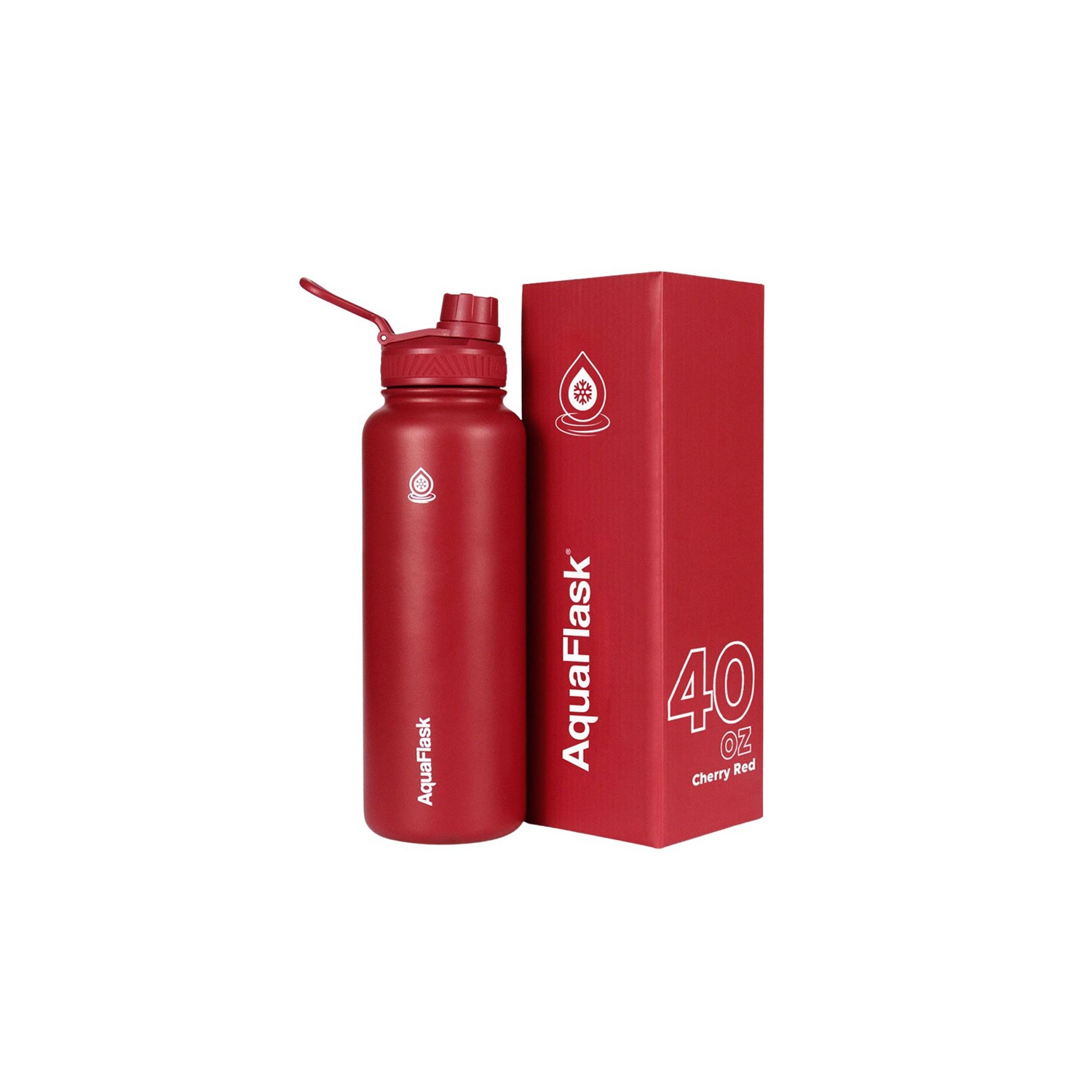 Bouteilles d'eau isothermes AquaFlask Original 1080&nbsp;ml - Argenté