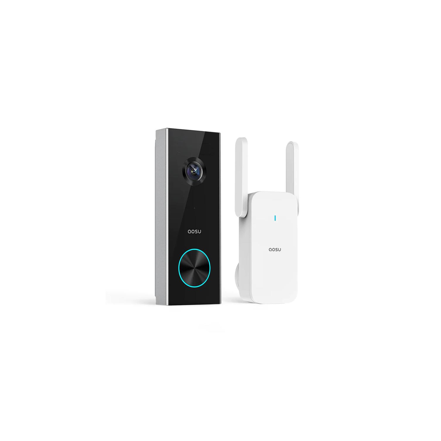 Aosu V8P 4MP Battery-Powered Wireless Wi-FI Smart Video Doorbell