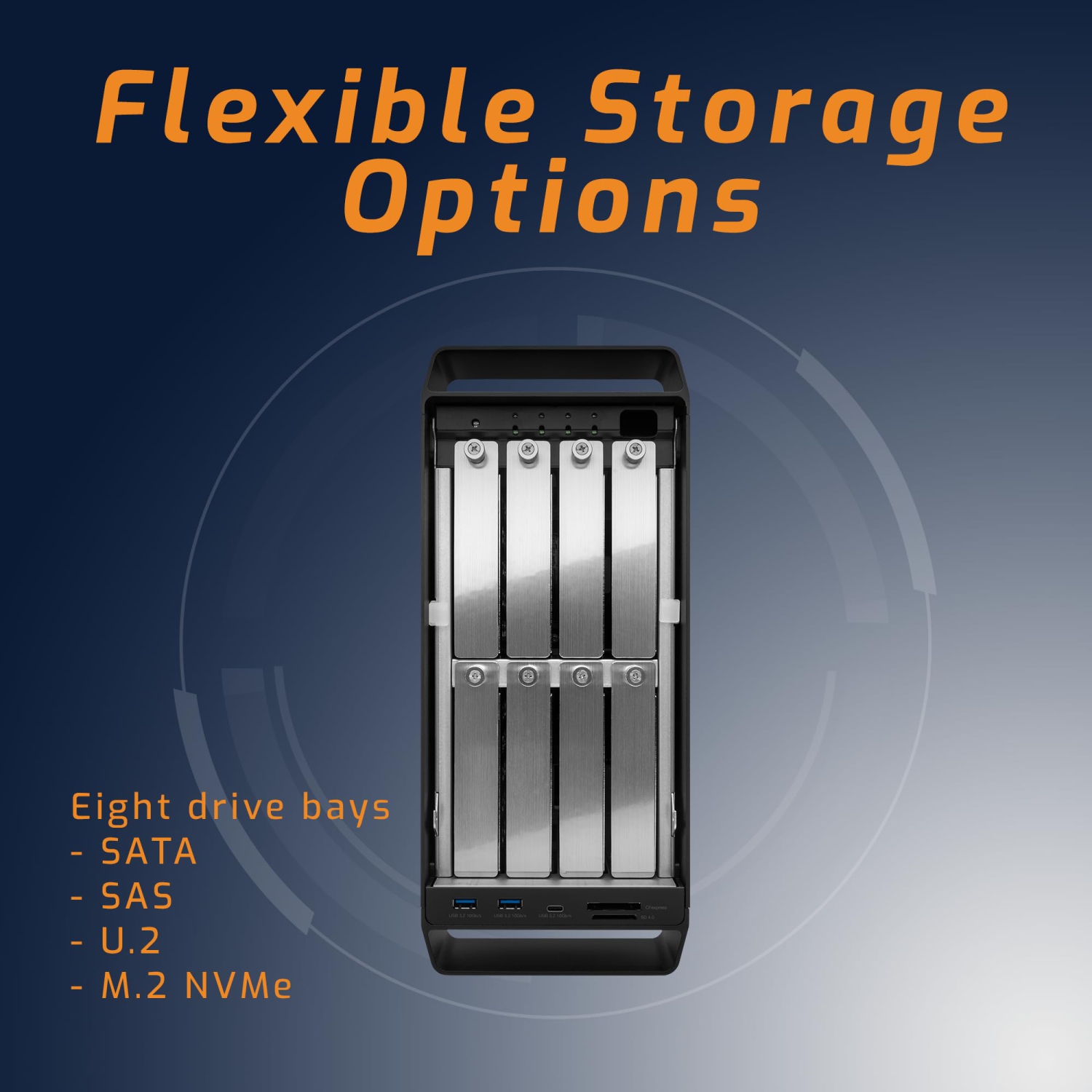 OWC ThunderBay Flex 8 Eight-Bay Thunderbolt 3 External Storage Enclosure