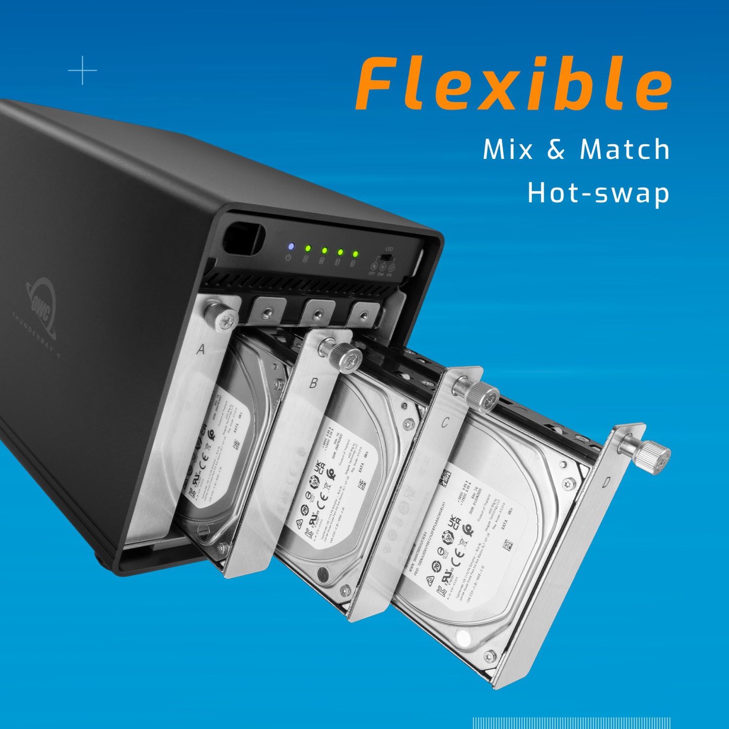 OWC ThunderBay 4 Four-Bay Thunderbolt External Storage Enclosure with SoftRAID