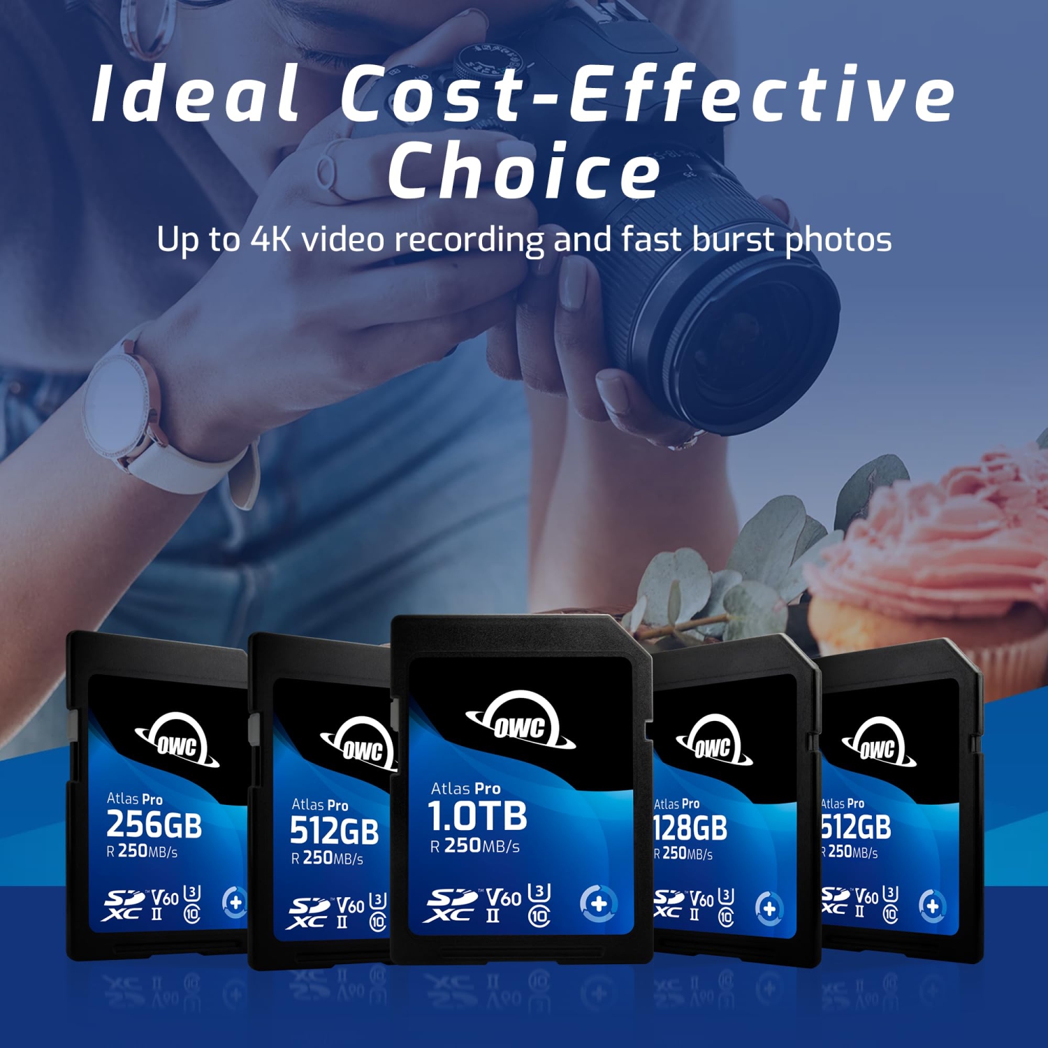 1.0TB OWC Atlas Pro SDXC V60 UHS-II Memory Card
