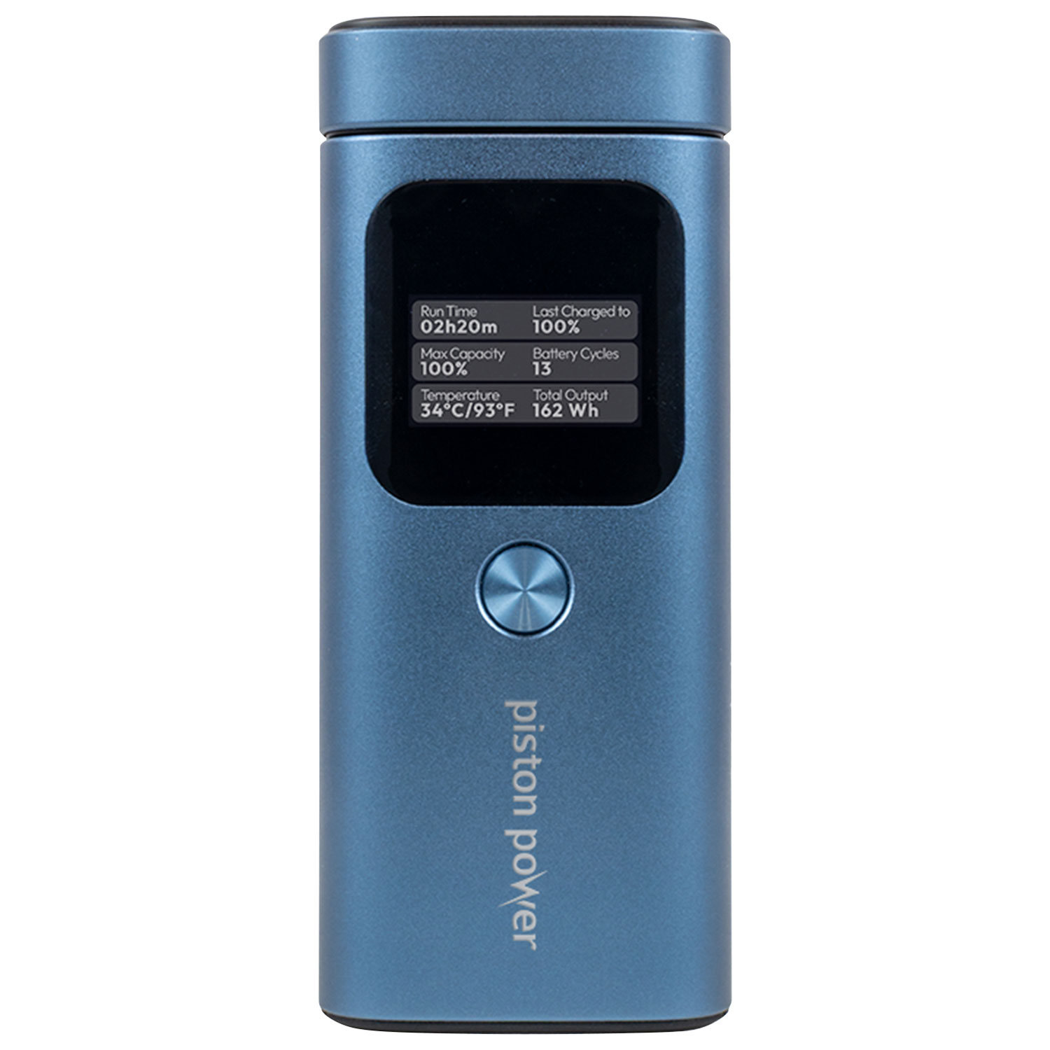 LOGiiX Piston Power Pro 15000mAh 20W USB-A/USB-C Power Bank with Qi2 Wireless Charging - Midnight Blue