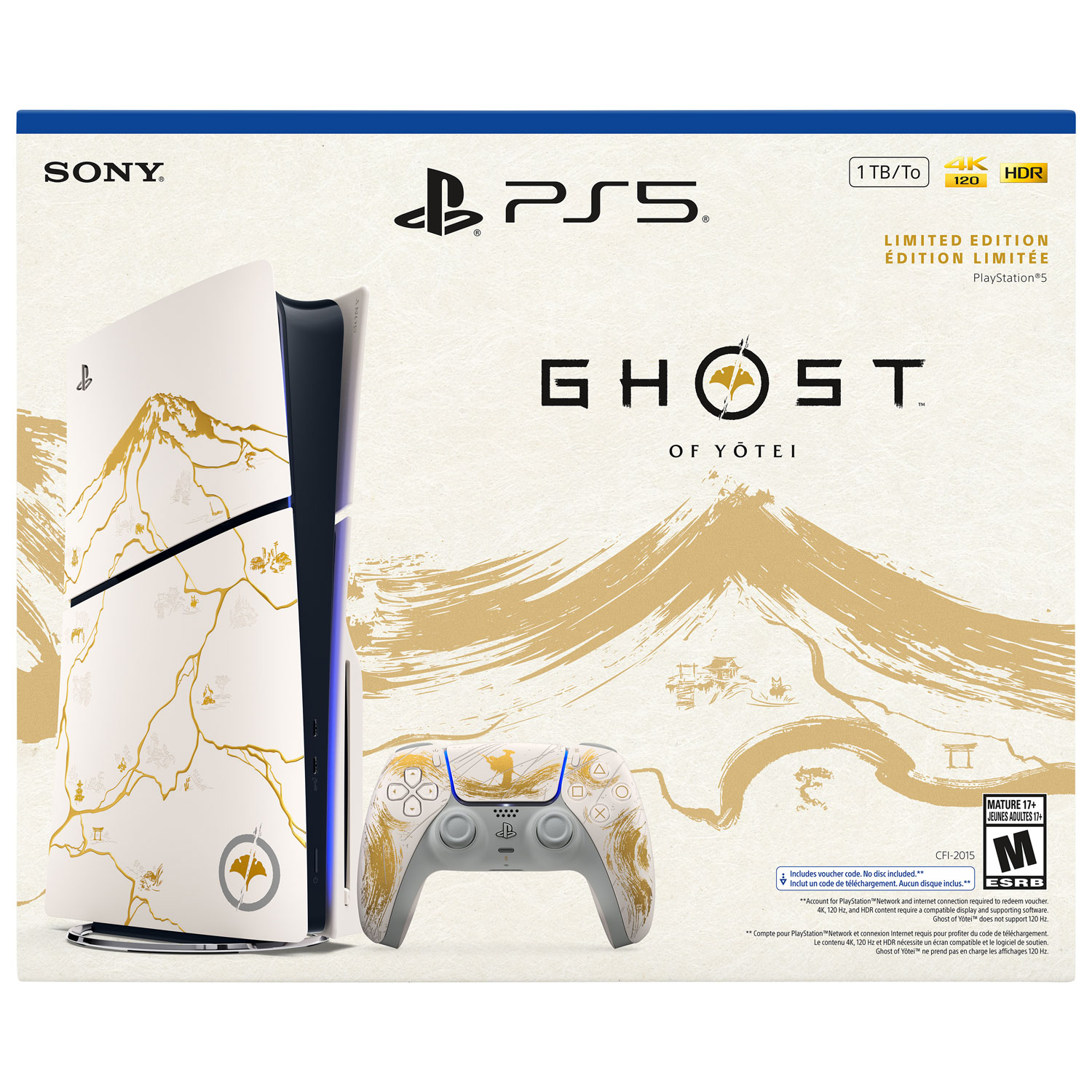 PlayStation 5 Ghost of Yōtei Gold Limited Edition Bundle