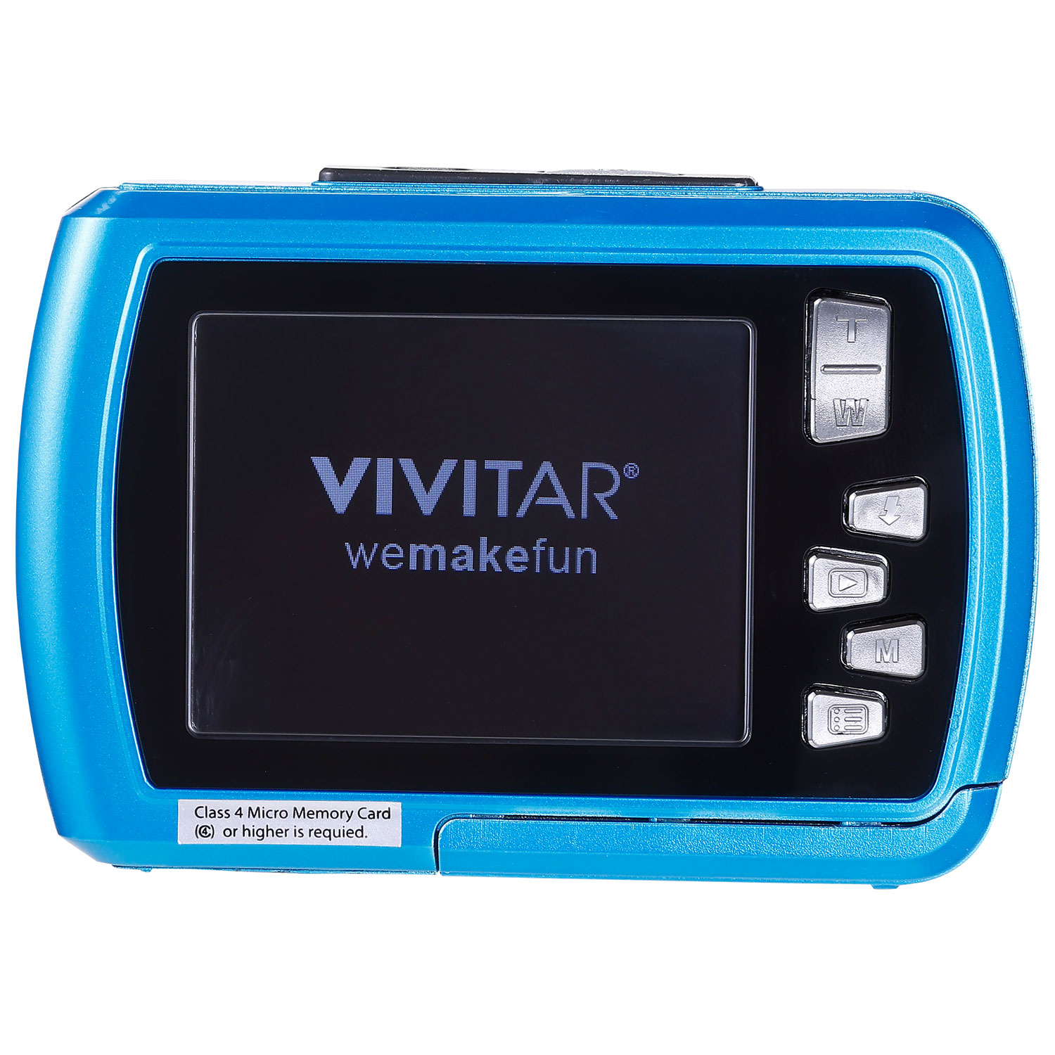 Appareil photo numérique étanche à zoom optique 4x de 16 Mpx VS048 de Vivitar - Sarcelle