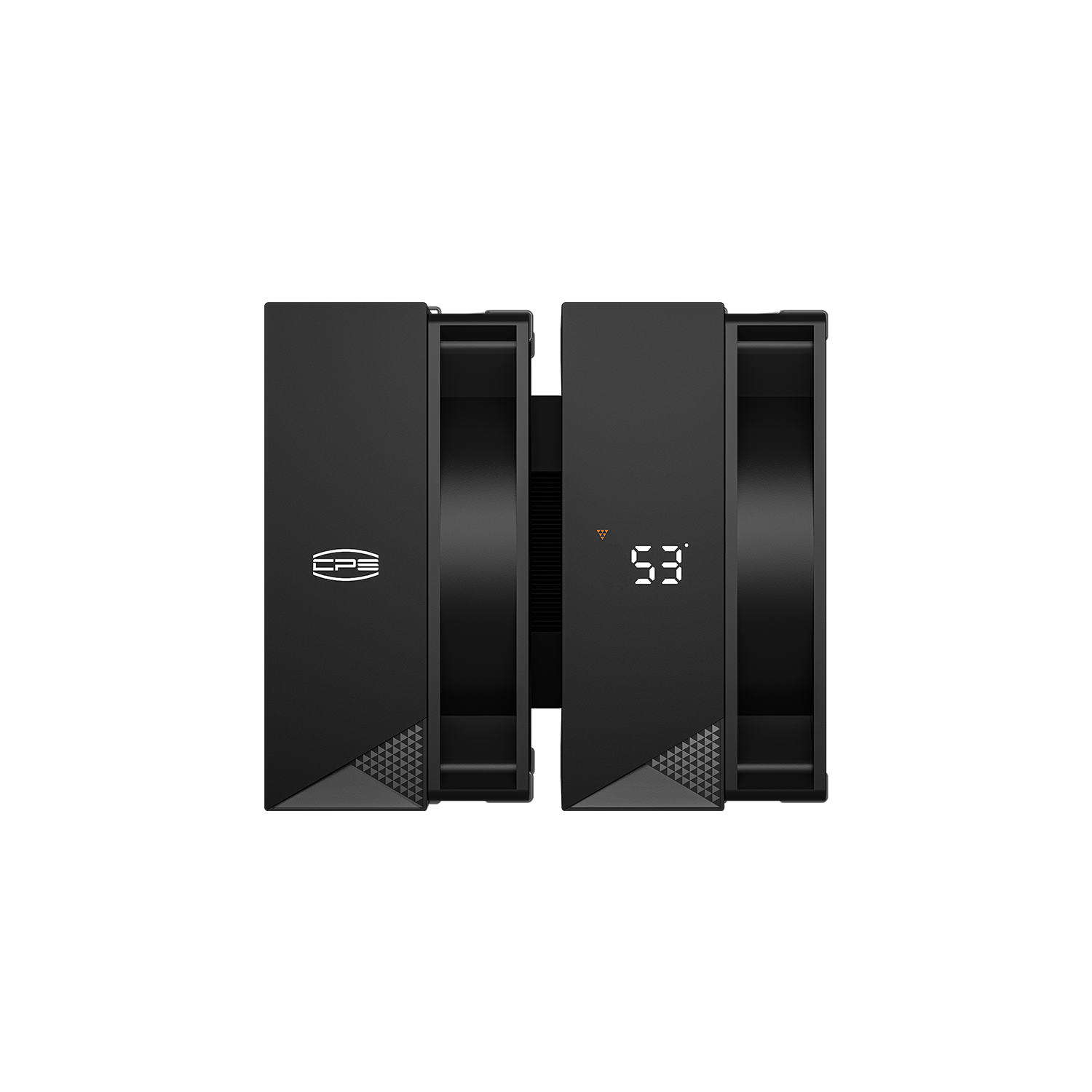 PCCOOLER CPS RT620 Digital Dual Tower CPU Air Cooler, 6 Heat Pipes, 265W TDP, Digital Display Top Cover, 157mm Tall, 120mm PWM Slient Fans, for Intel