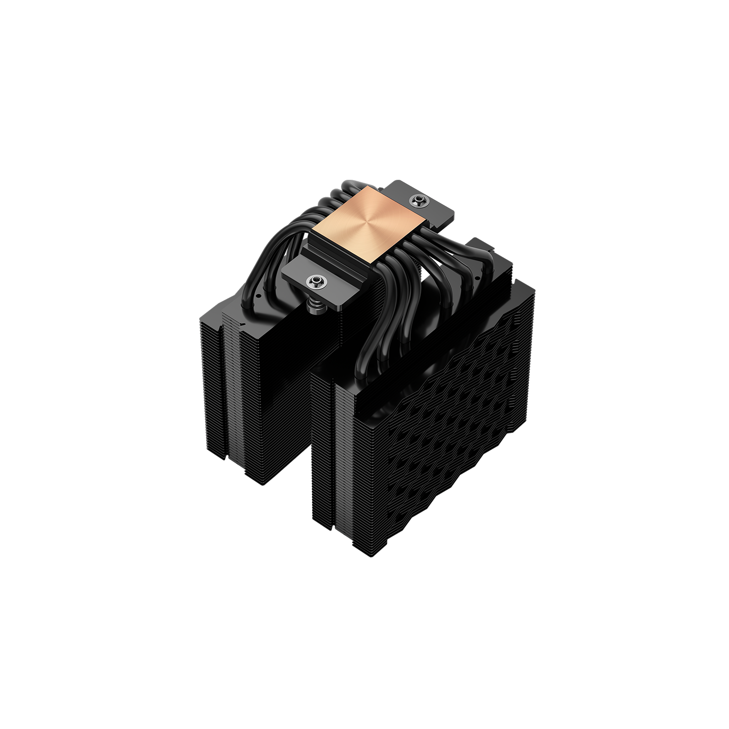 PCCOOLER CPS RT620 Digital Dual Tower CPU Air Cooler, 6 Heat Pipes, 265W TDP, Digital Display Top Cover, 157mm Tall, 120mm PWM Slient Fans, for Intel