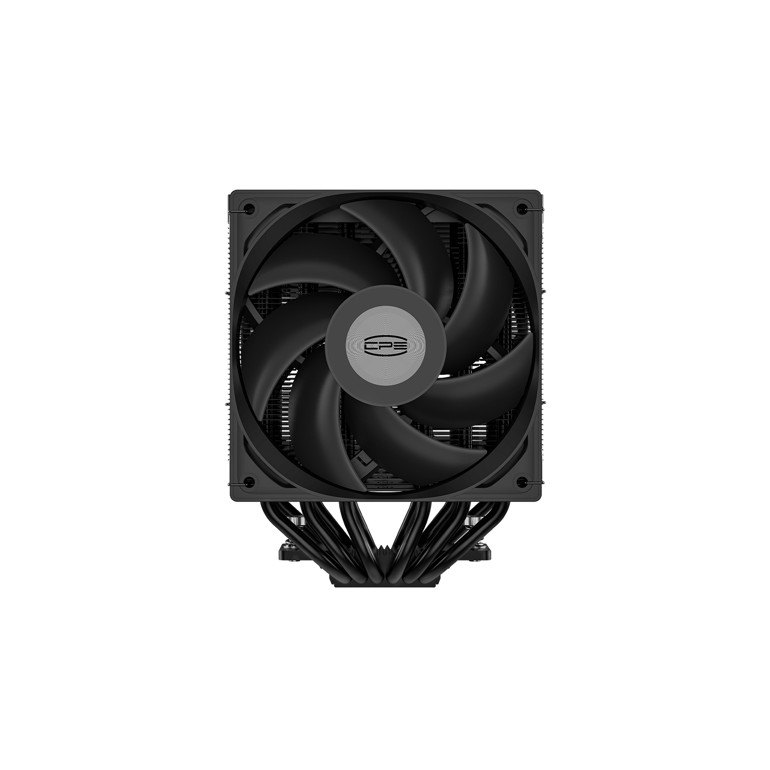 PCCOOLER CPS RT620 Digital Dual Tower CPU Air Cooler, 6 Heat Pipes, 265W TDP, Digital Display Top Cover, 157mm Tall, 120mm PWM Slient Fans, for Intel