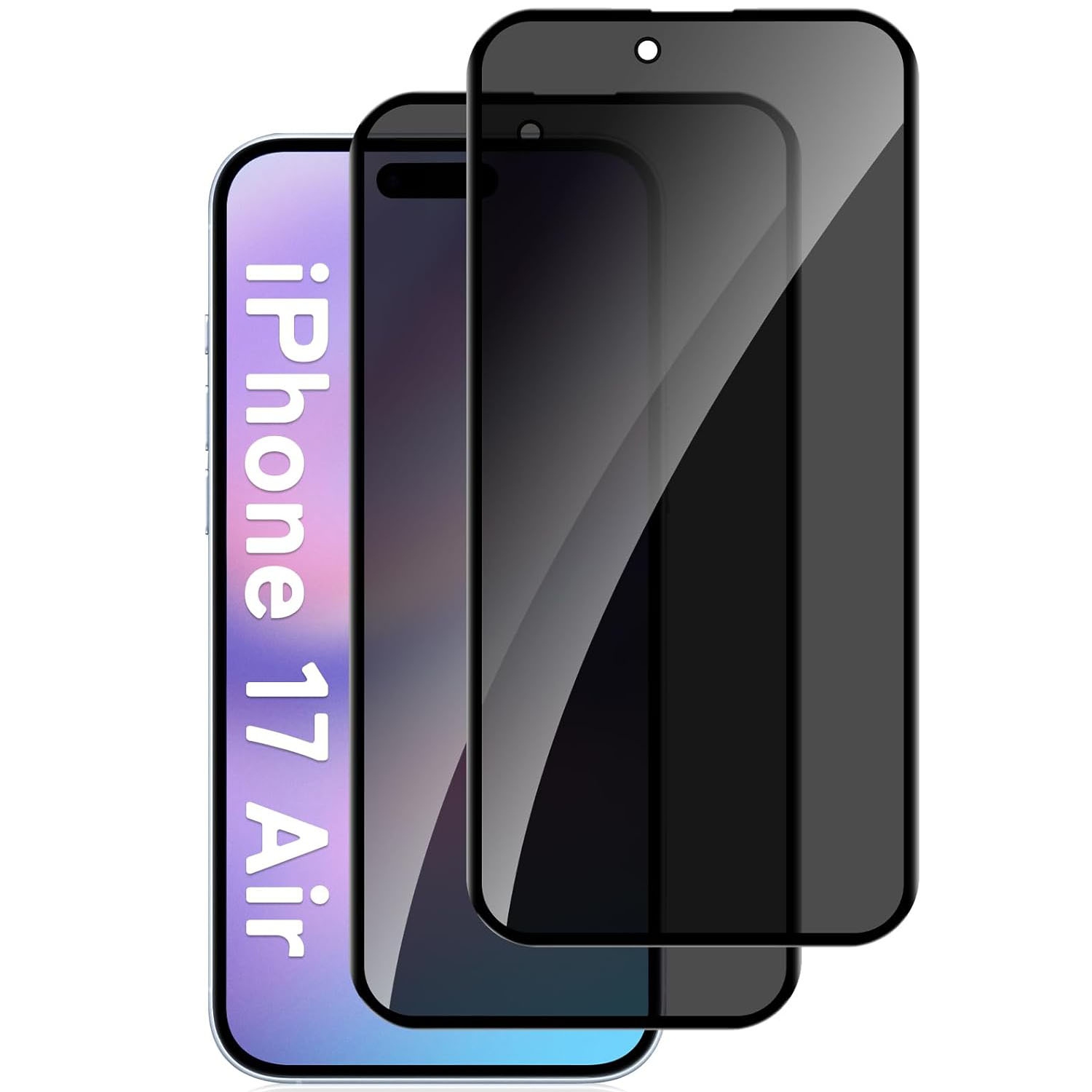 Protecteur d'écran en verre trempé antireflet Supershield pour iPhone 17 Air - Paquet de 2