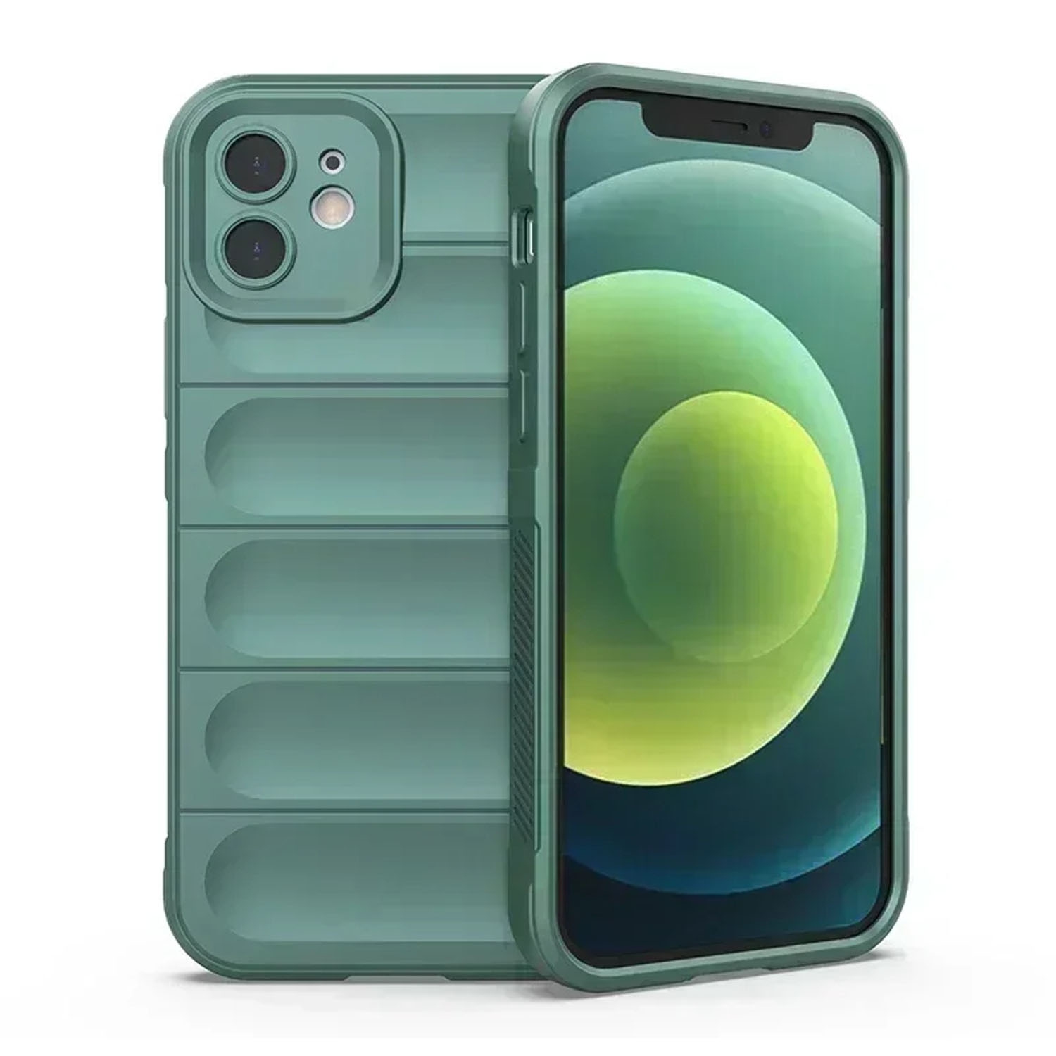 Silicone Case for iPhone 17, Slim Fit Military Grade Drop Protection, Anti-Scratch Shockproof Protective Phone Cover iPhone 17 - Green