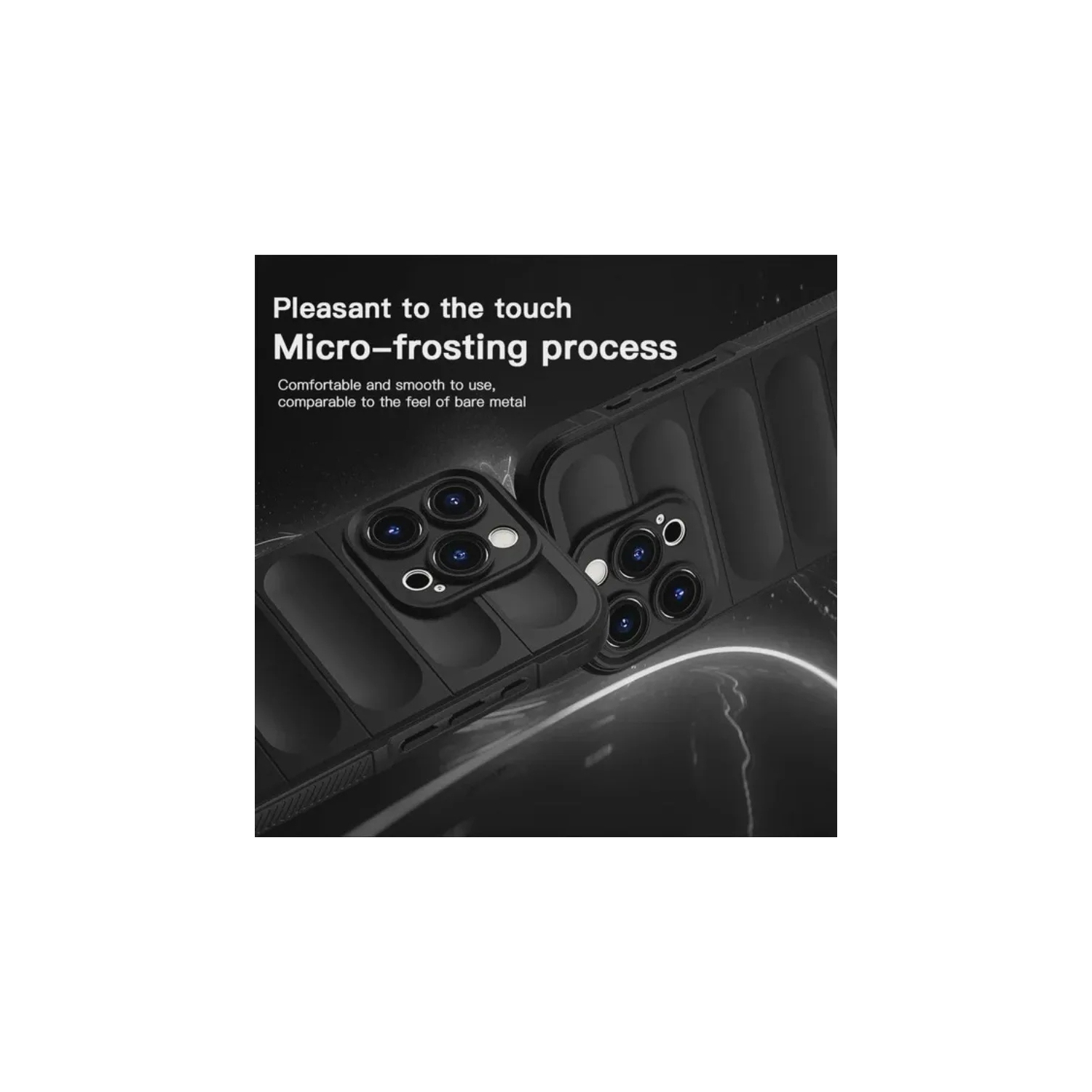 Silicone Case for iPhone 17 Air, Slim Fit Military Grade Drop Protection, Anti-Scratch Shockproof Protective Phone Cover iPhone 17 Air - Black