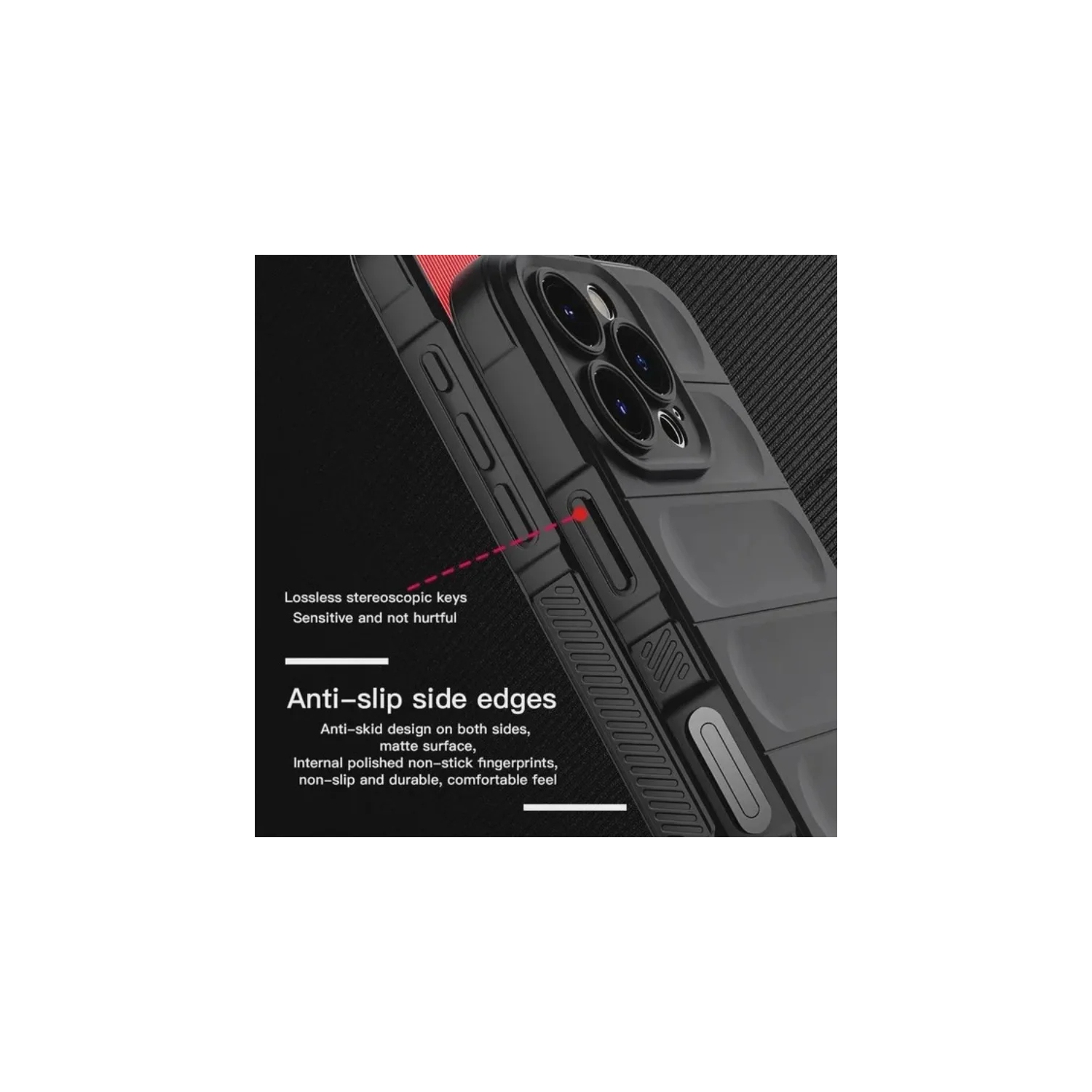 Étui en silicone pour iPhone 17 Air, Slim Fit protection contre les chutes de qualité militaire, étui protecteur antirayure antichoc iPhone 17 Air -