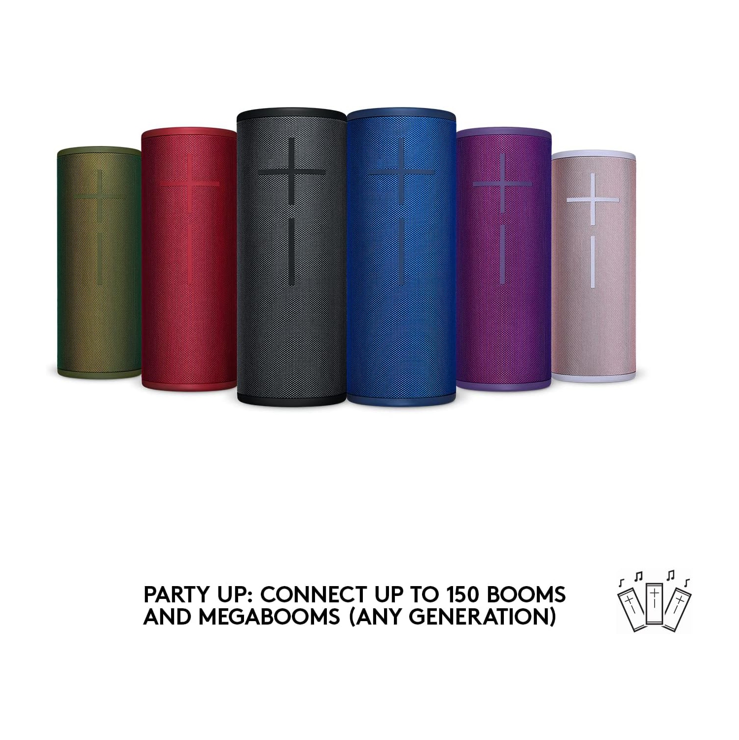 Haut-parleur sans fil portatif Bluetooth MEGABOOM 3 d'Ultimate Ears - Noir nocturne (984-001390)