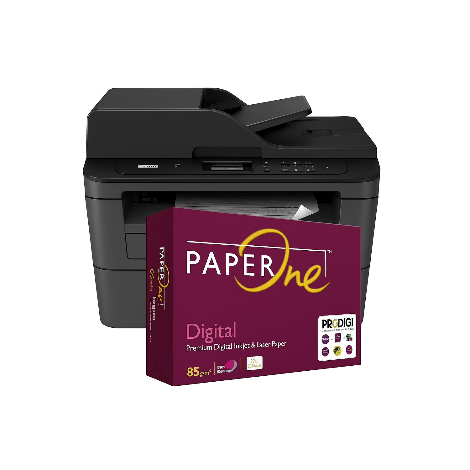 MFC-L2820DW - Multifunction - Laser - Monochrome - Print Scan Copy Fax + Paper One 100 Bright 2,500/ctn