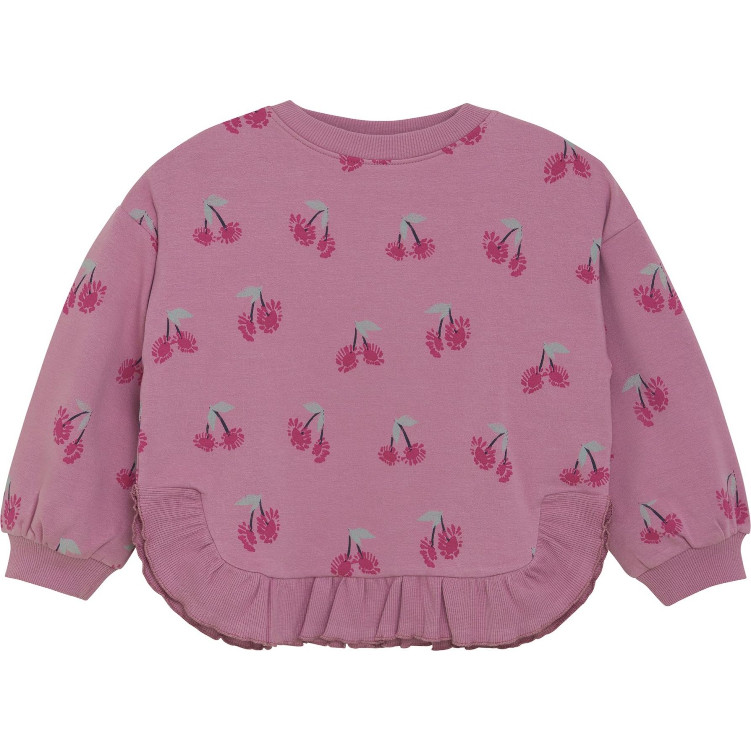 Chandail molletonné à manches longues Minymo - Orchidée mauve