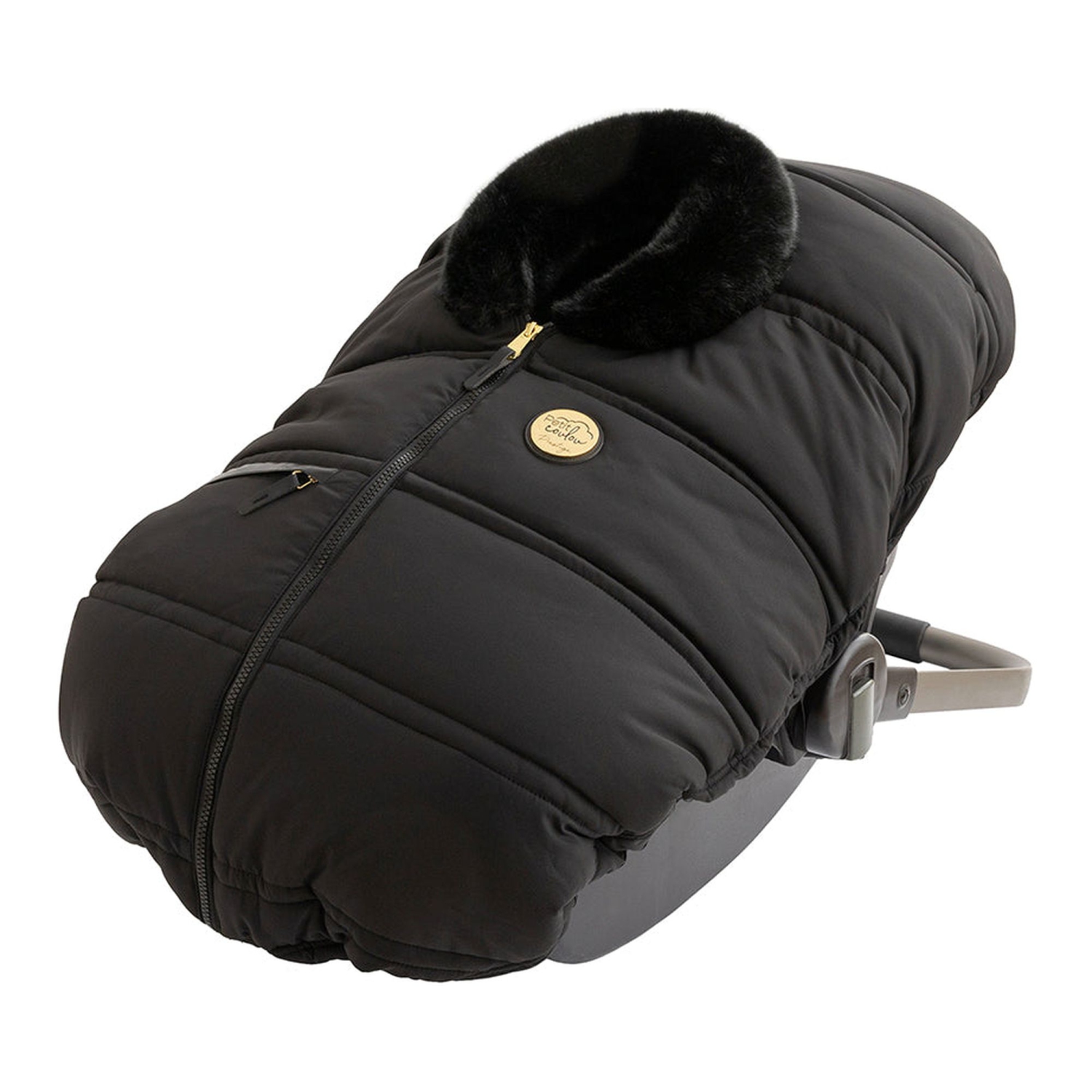 Petit Coulou 3-Season Car Seat Cover and Insulated Backing Deluxe Set - Eclipse