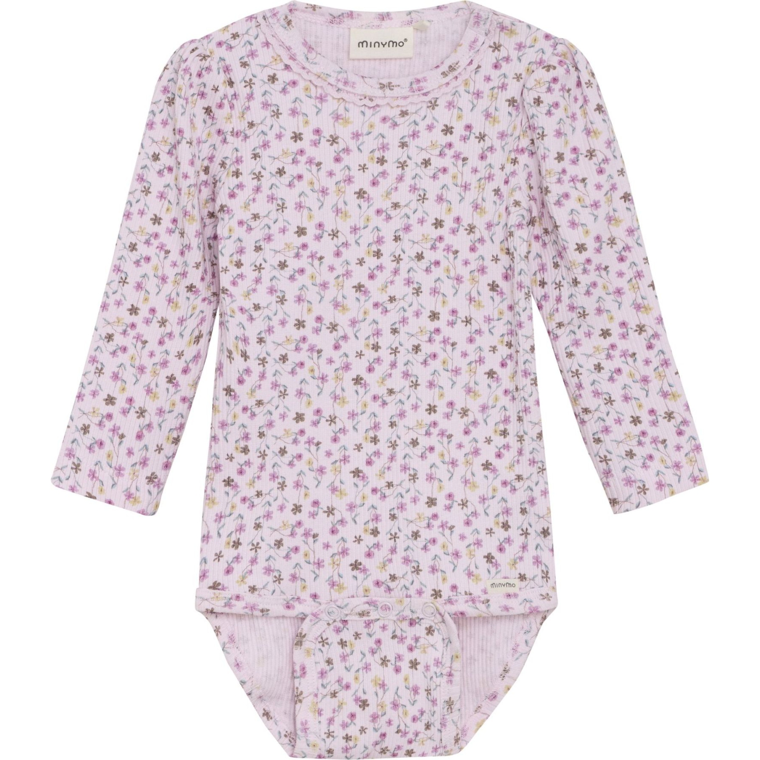 Combinaison côtelée à manches longues de Minymo - Tender Touch