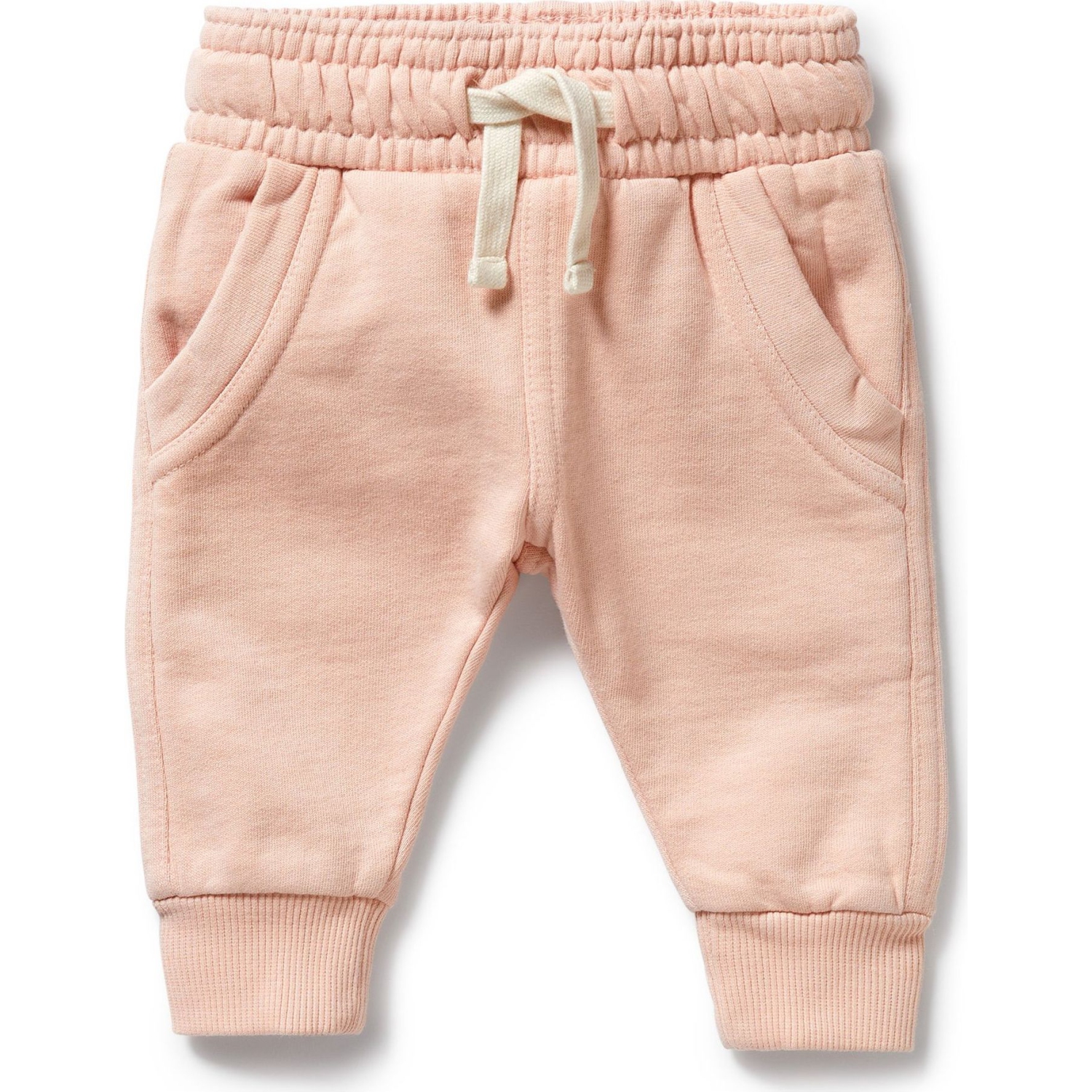 Wilson+Frenchy Tiny Bloom Organic Terry Sweat Pants - Blush Pink
