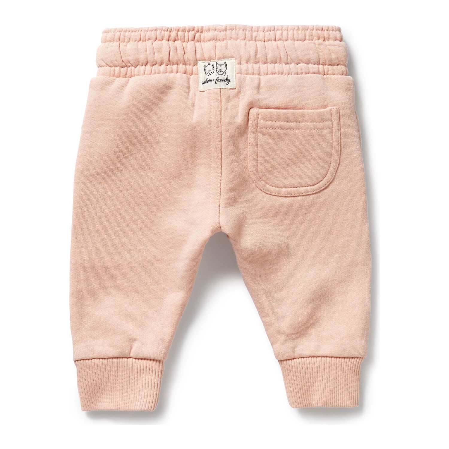 Wilson+Frenchy Tiny Bloom Organic Terry Sweat Pants - Blush Pink