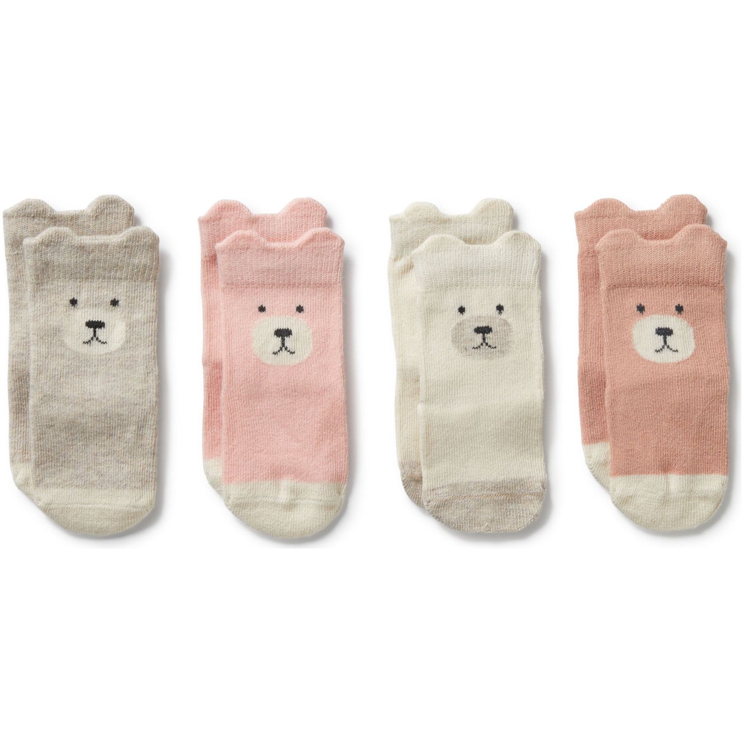 Wilson+Frenchy 4-Pack Organic Baby Socks Set - Tiny Bloom