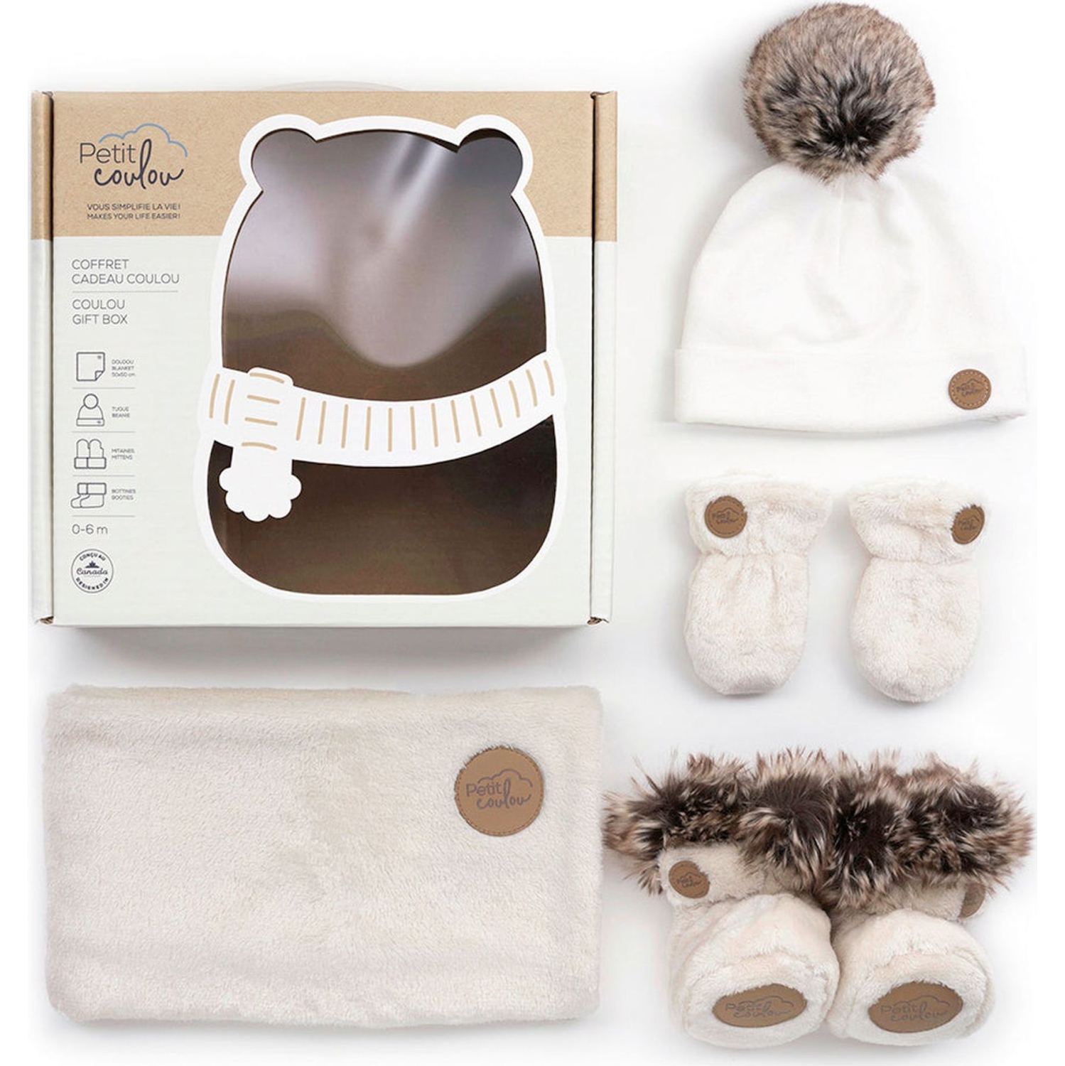 Petit Coulou Baby Gift Box - Cream