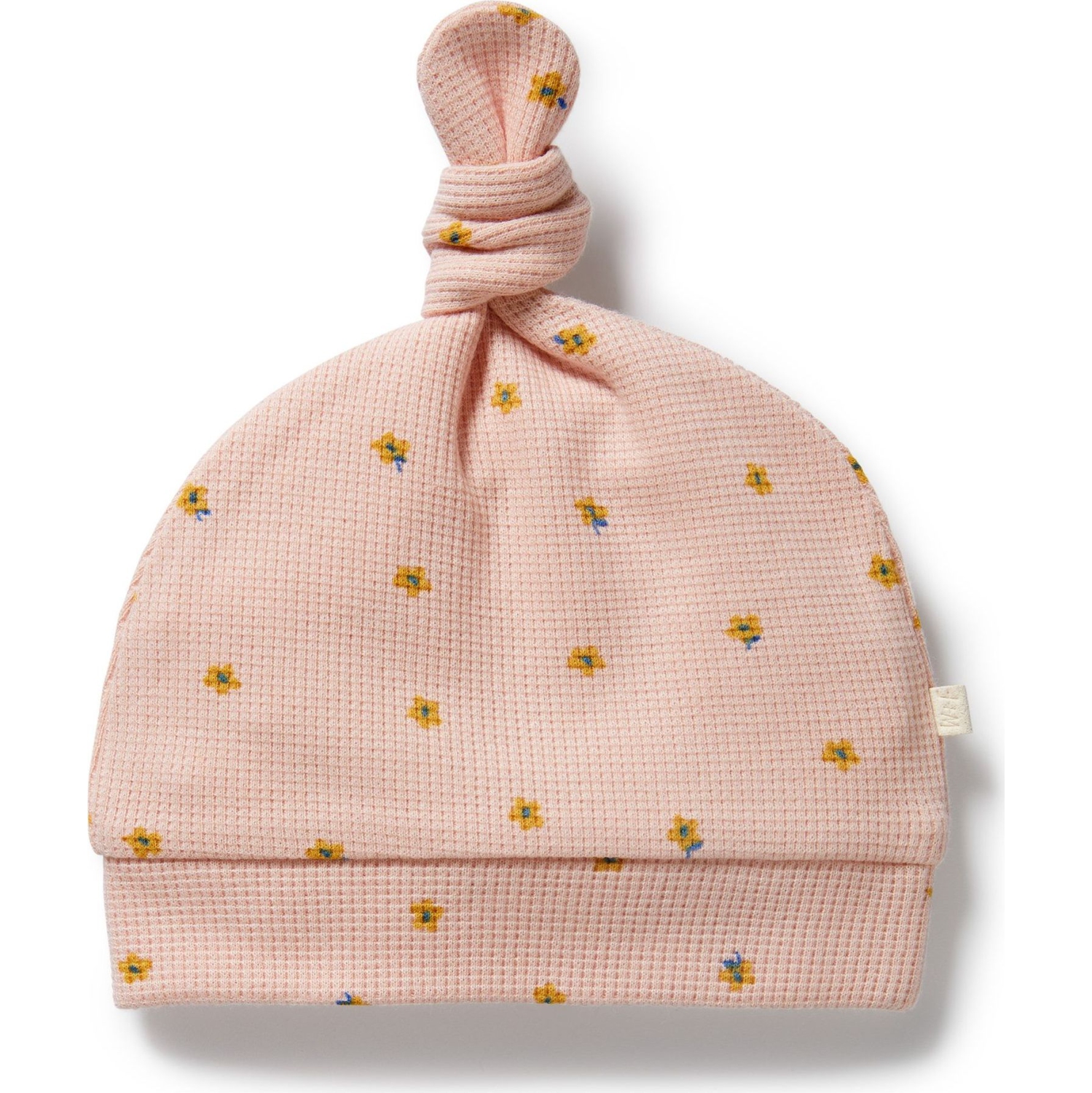 Bonnet gaufré biologique Wilson+Frenchy - Petite fleur