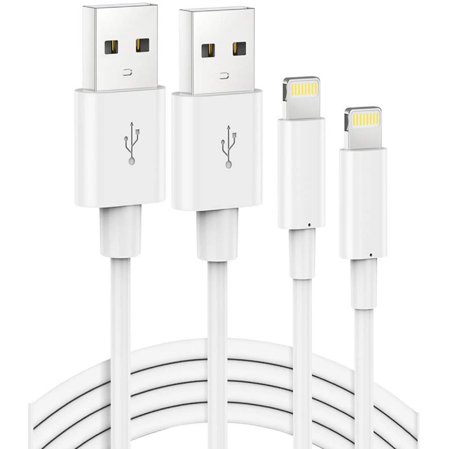 6FT MFi Certified USB to Lightning Cable Fast Charging & Sync USB Cord for iPhone 14/13/12/11/XS/XR/X/8/7/6/5 SE iPad Air Mini Pro iPod Durable Long