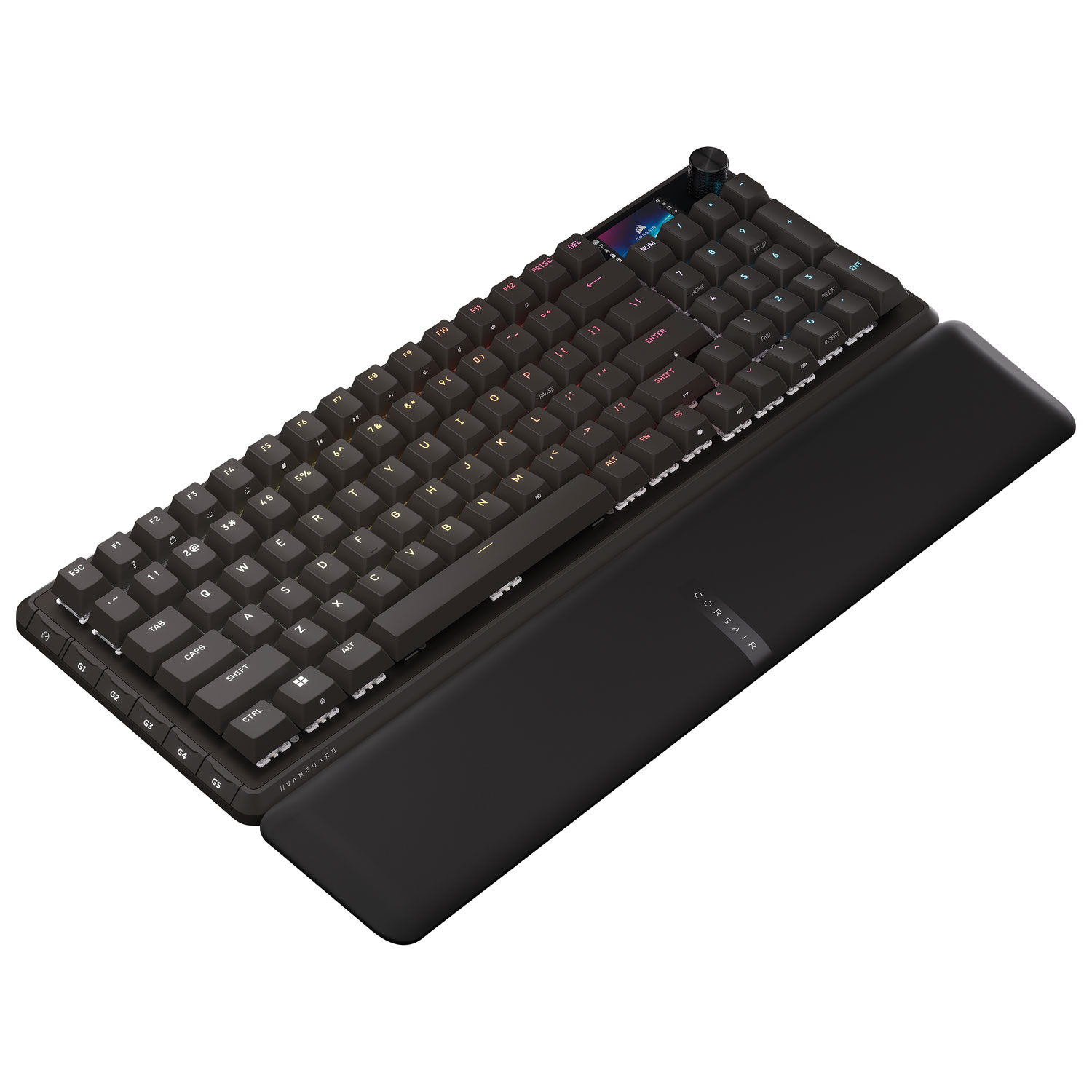 Clavier de jeu rétroéclairé MGX linéaire prélubrifié à effet Hall Vanguard Pro 96 de Corsair - Anglais